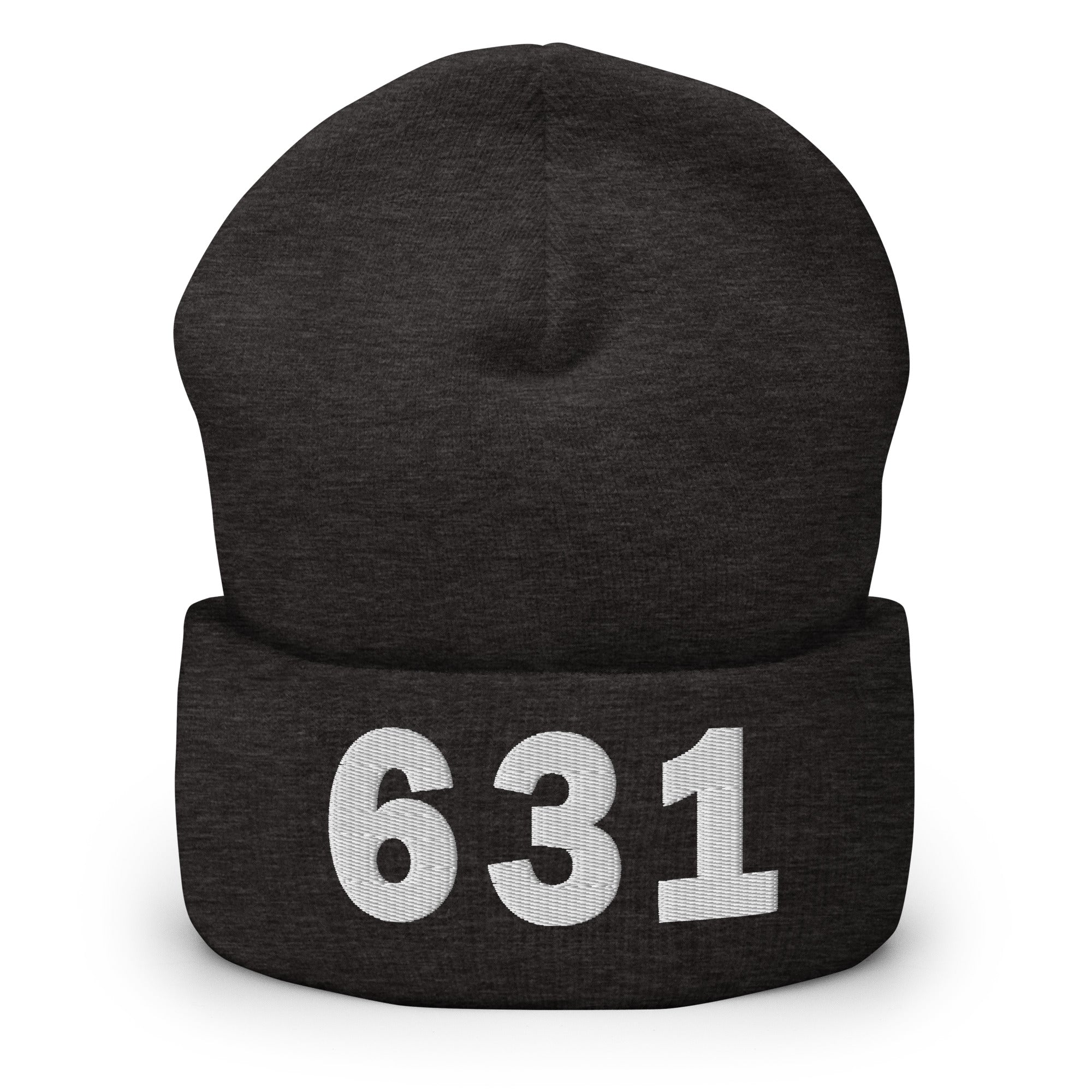 631 Area Code Cuffed Beanie