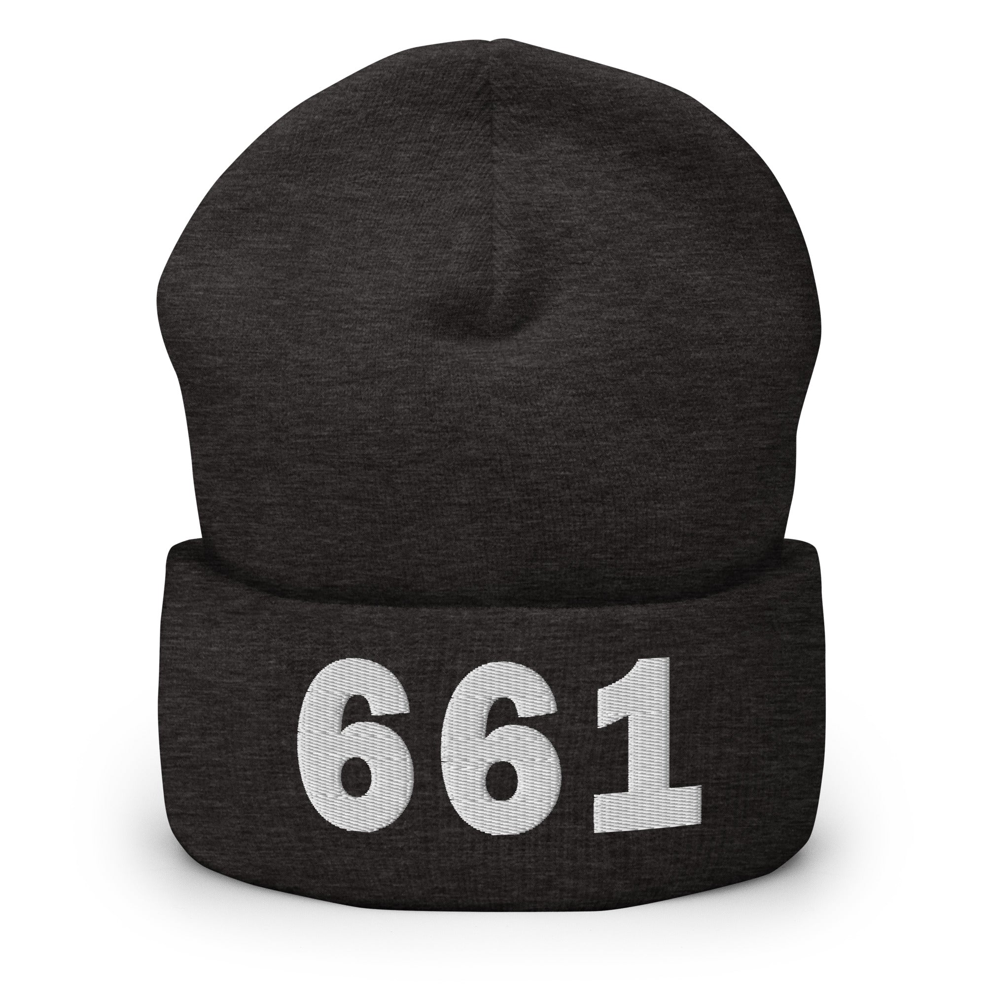 661 Area Code Cuffed Beanie