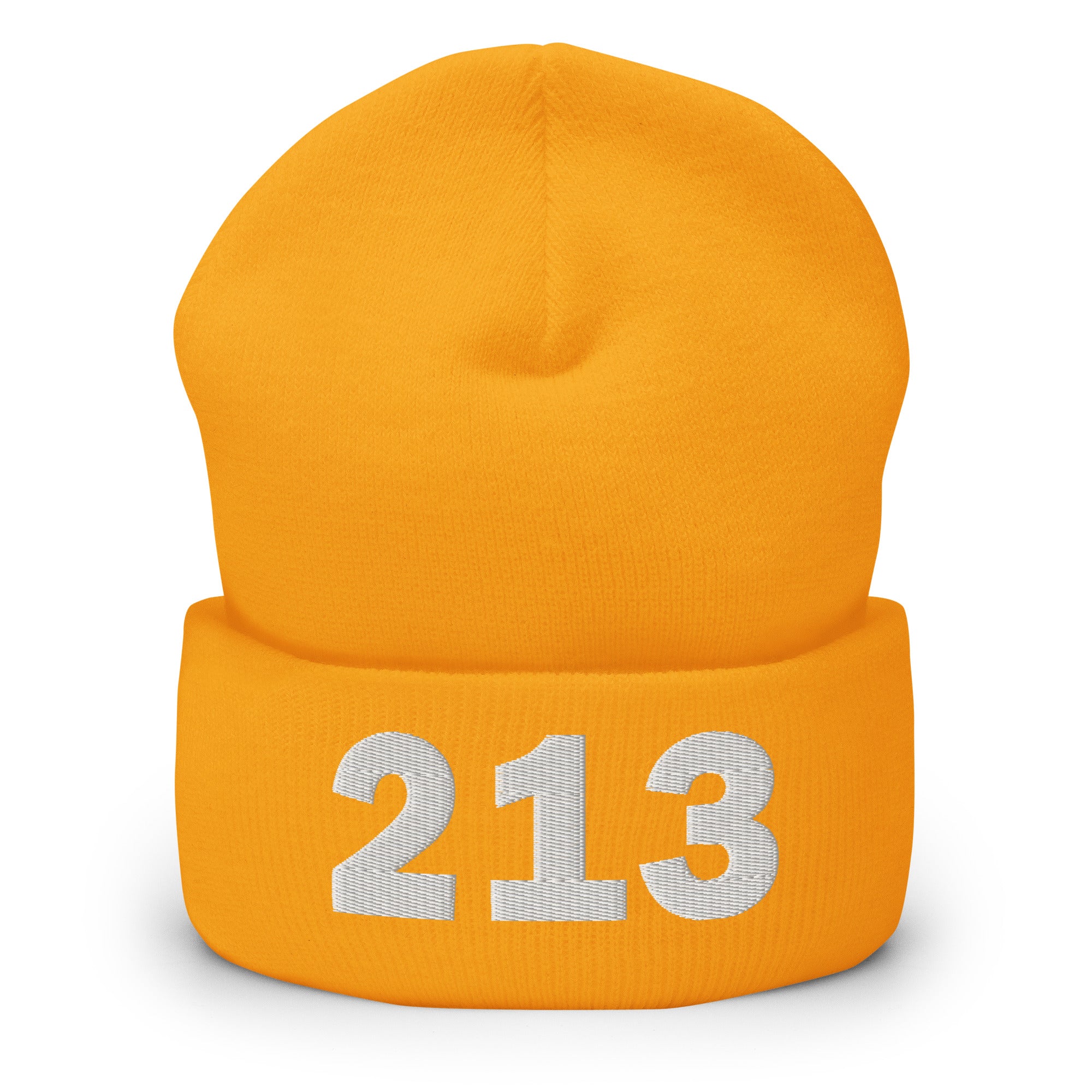 213 Area Code Cuffed Beanie