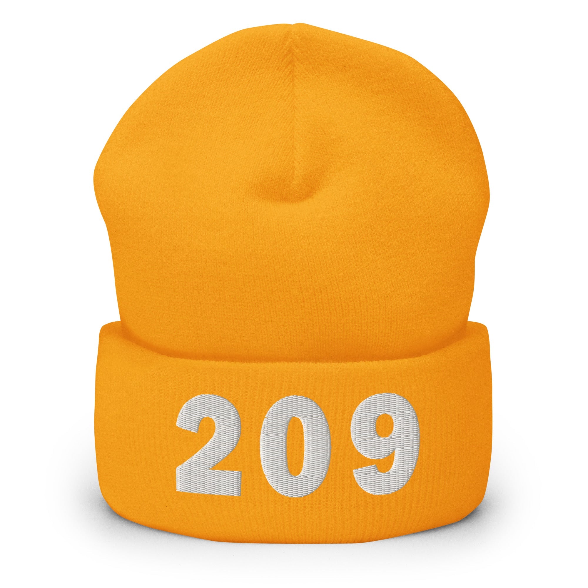 209 Area Code Cuffed Beanie