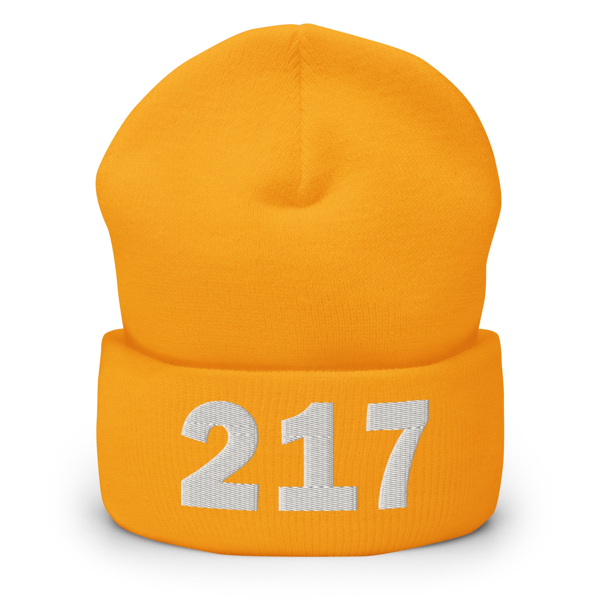 217 Area Code Cuffed Beanie