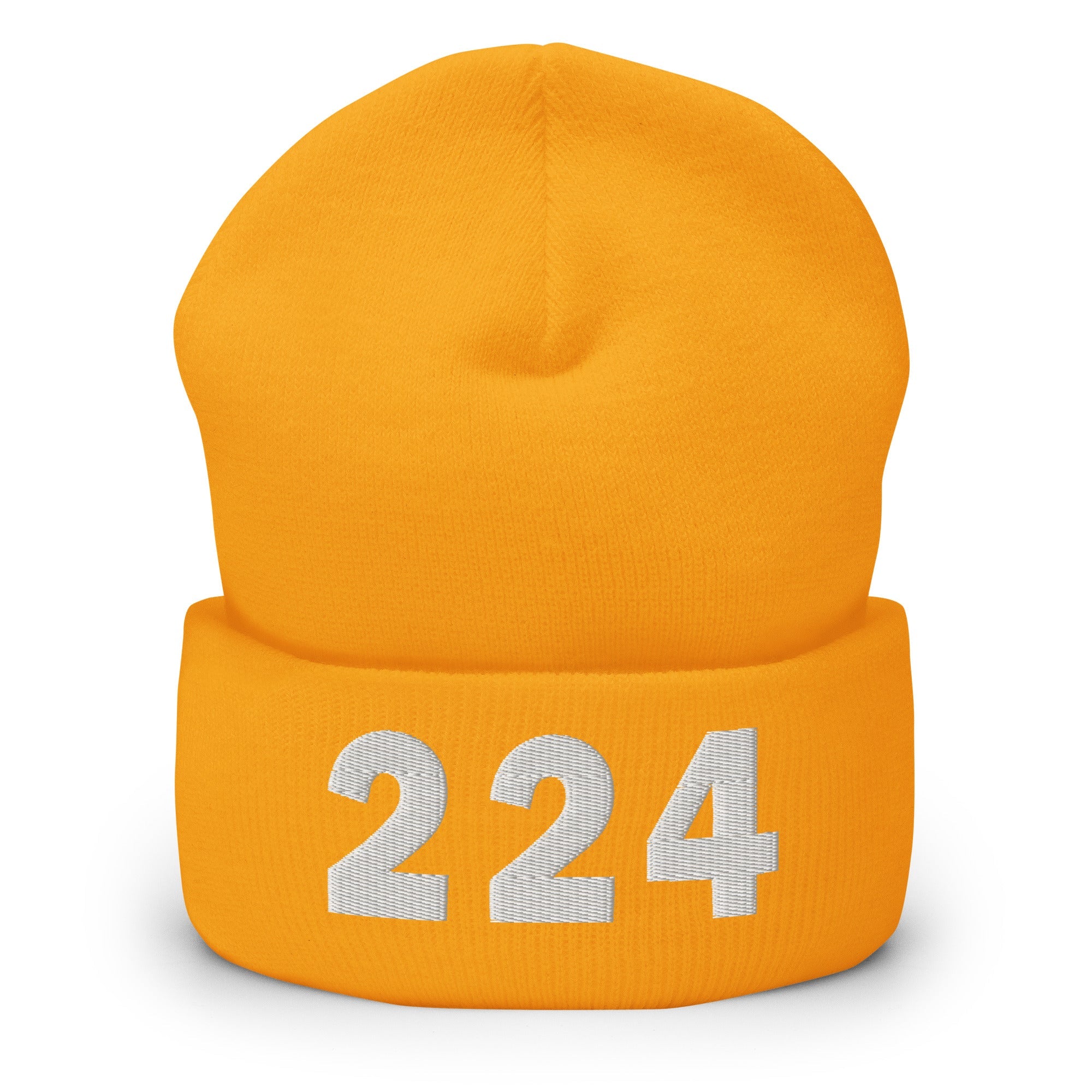 224 Area Code Cuffed Beanie