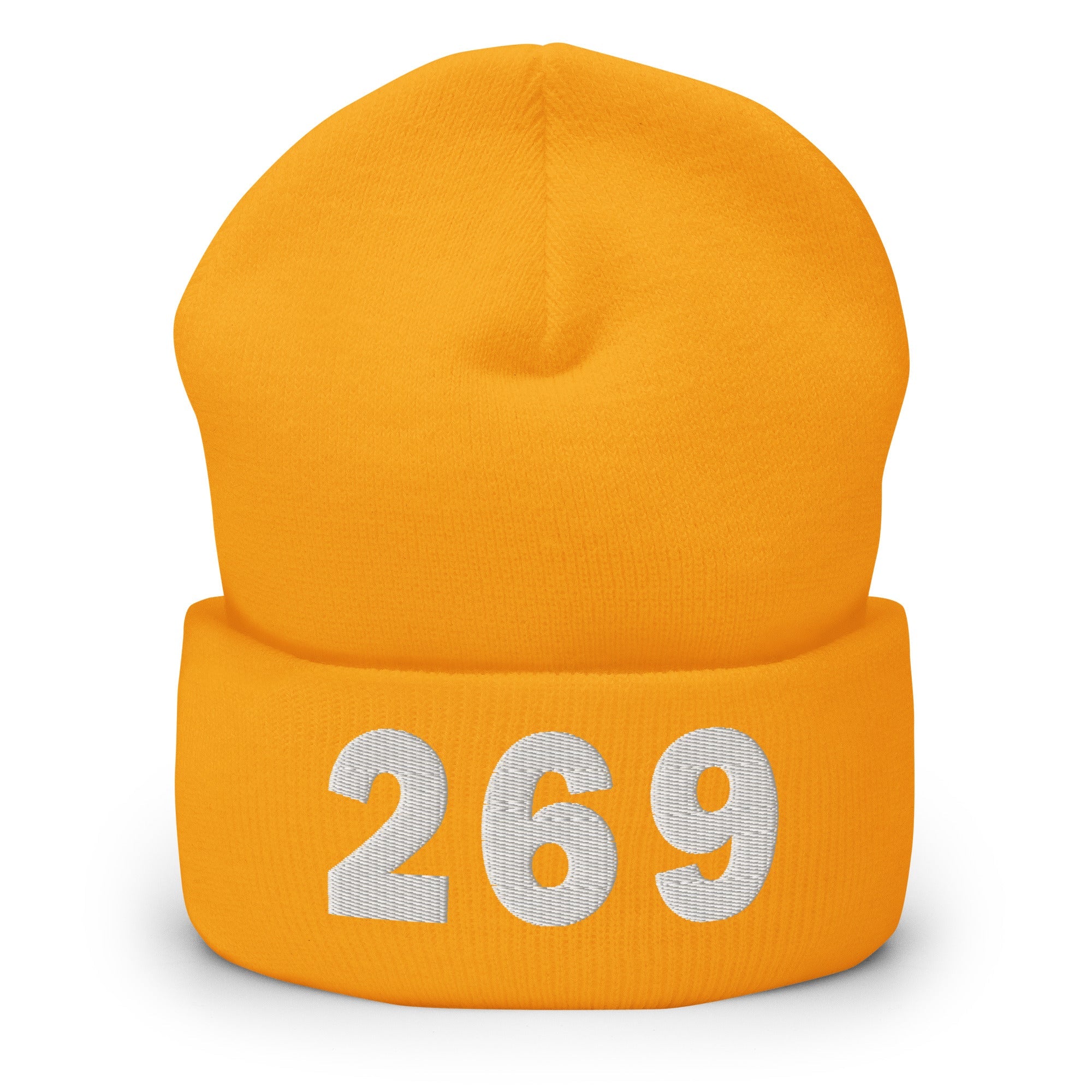 269 Area Code Cuffed Beanie