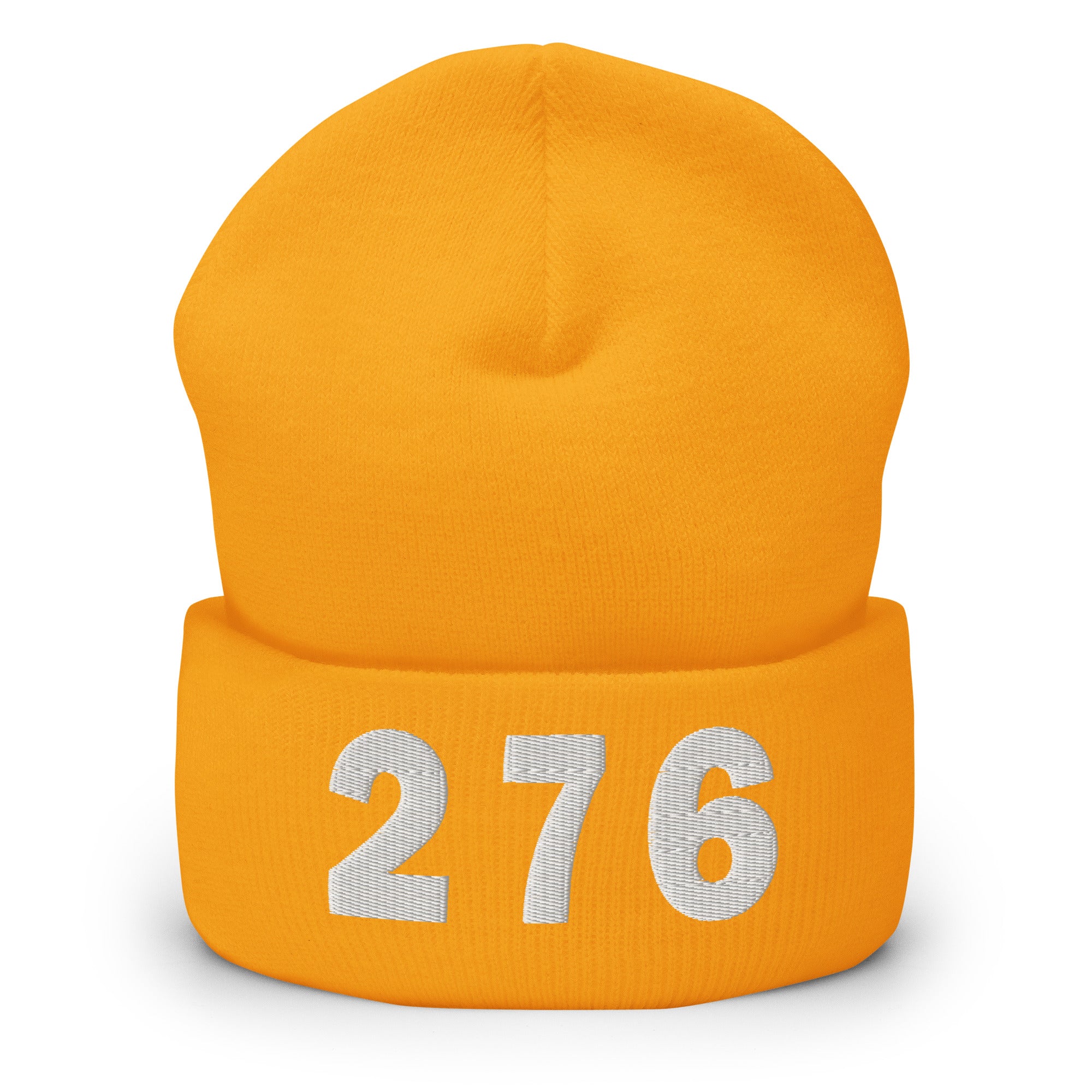 276 Area Code Cuffed Beanie