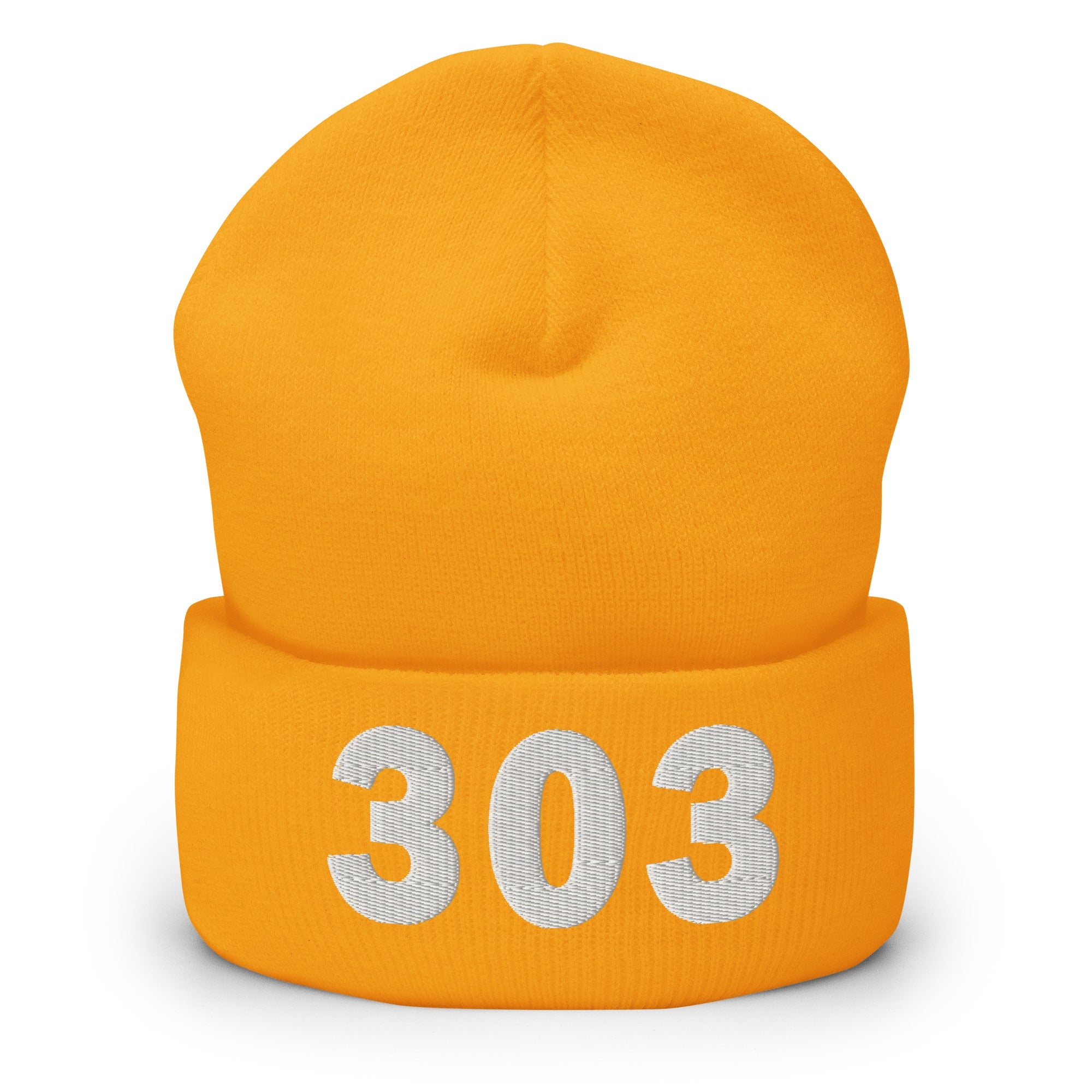 303 Area Code Cuffed Beanie