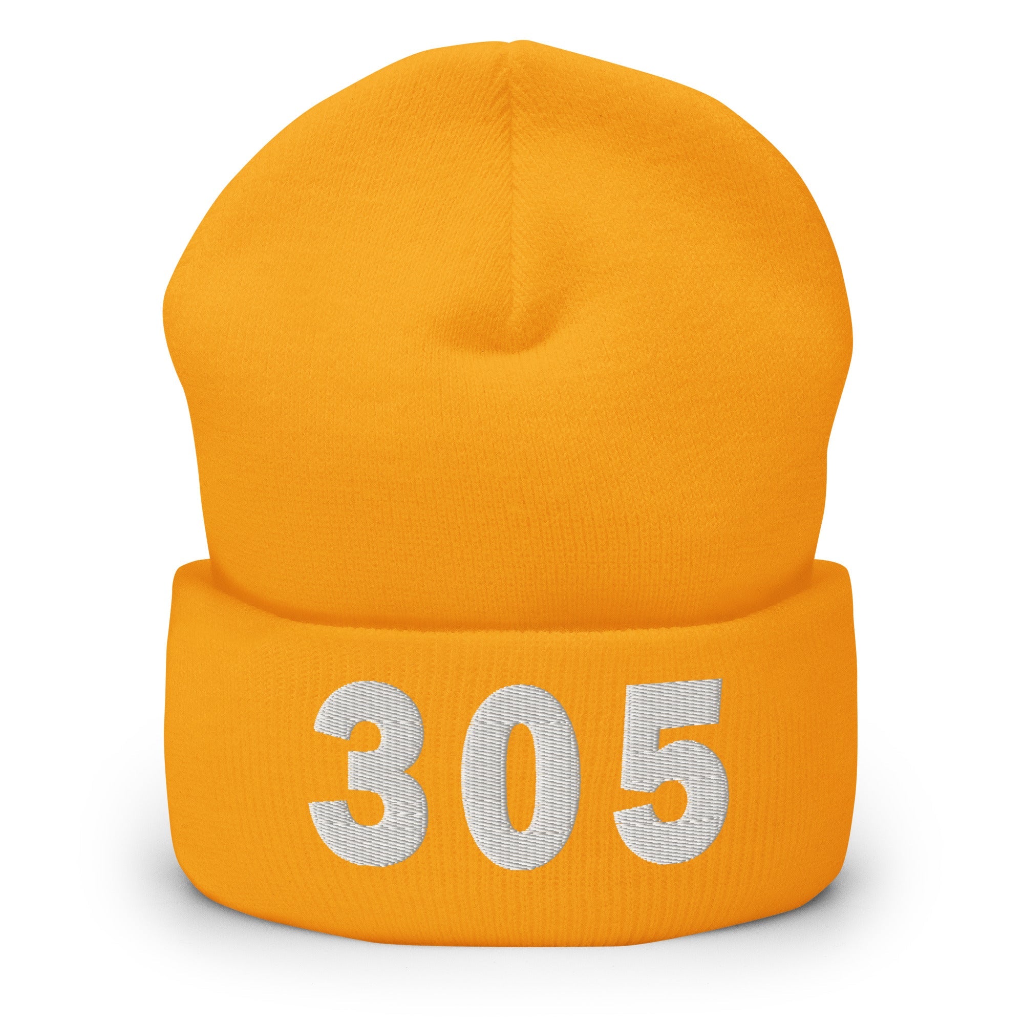 305 Area Code Cuffed Beanie