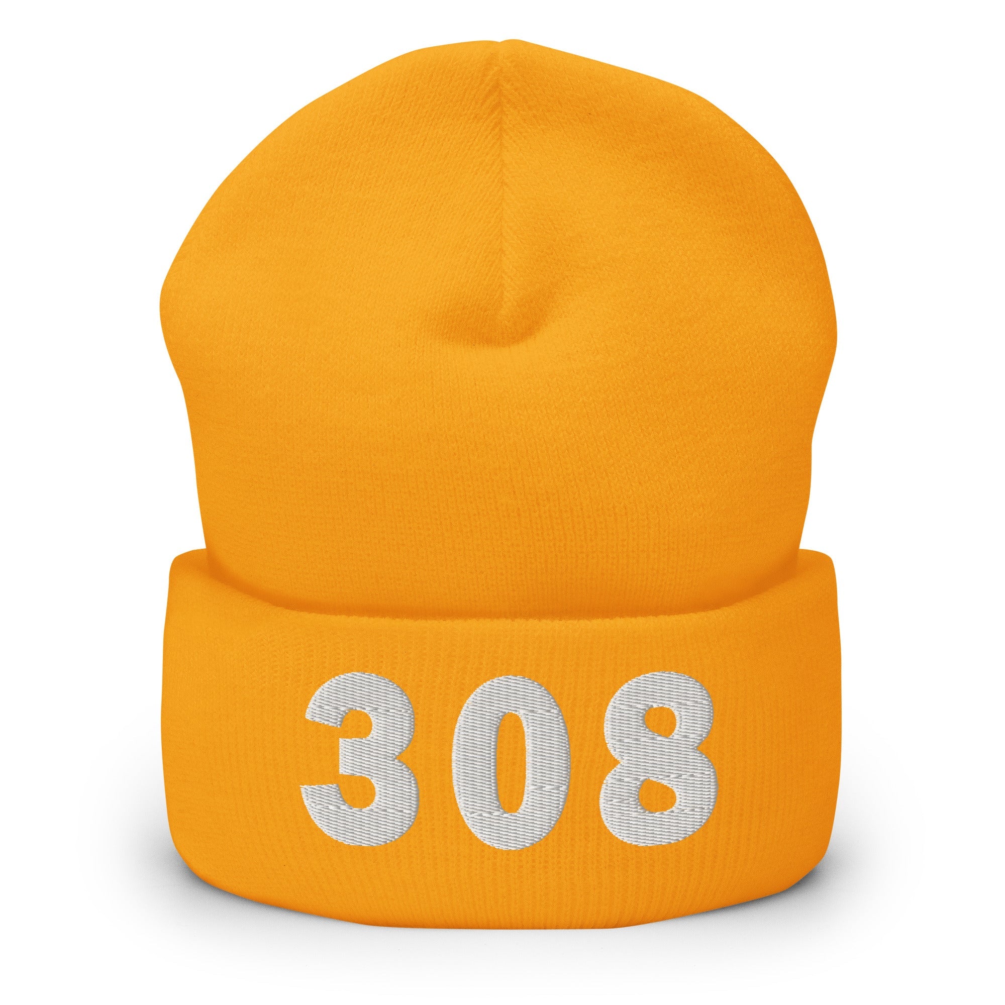 308 Area Code Cuffed Beanie