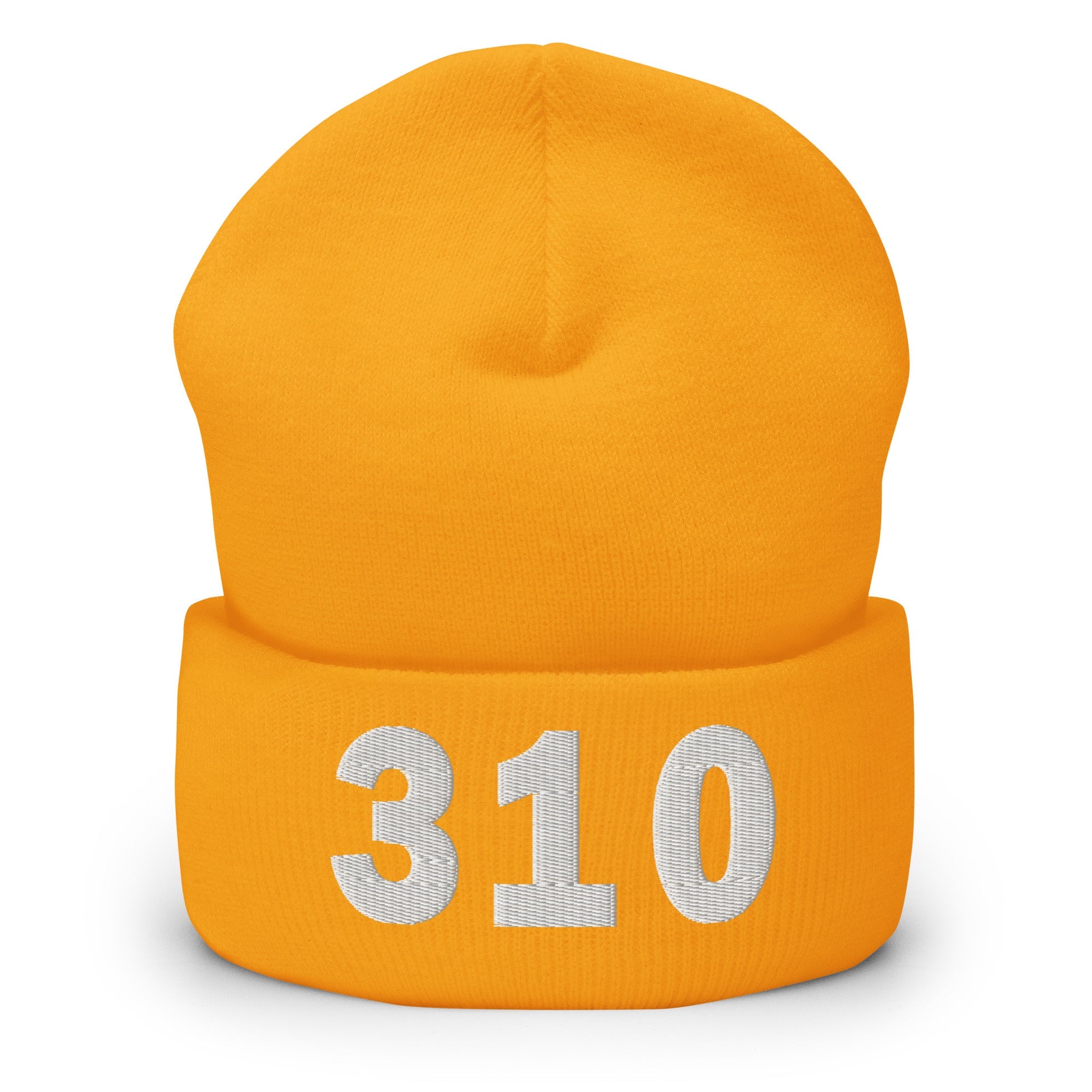 310 Area Code Cuffed Beanie