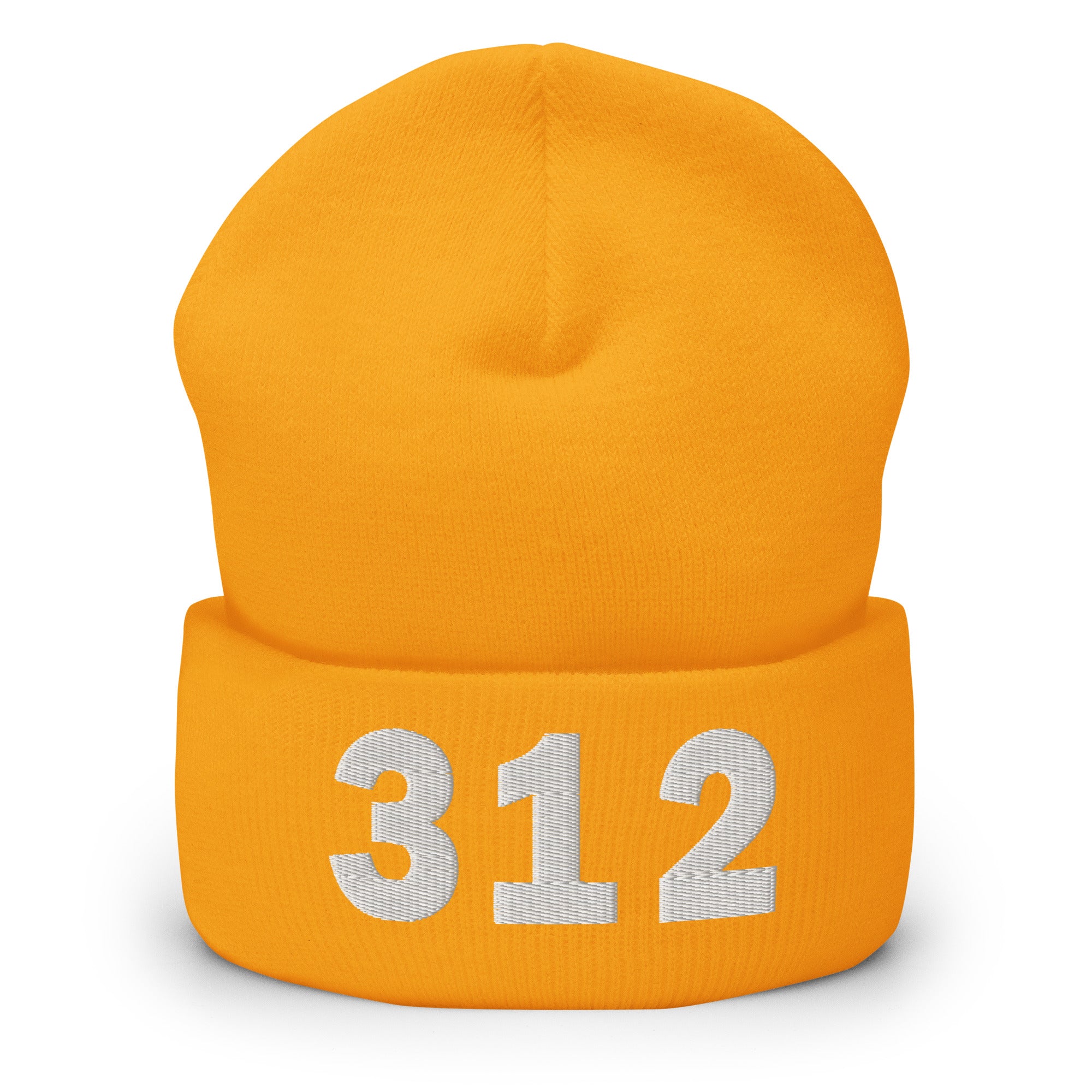 312 Area Code Cuffed Beanie