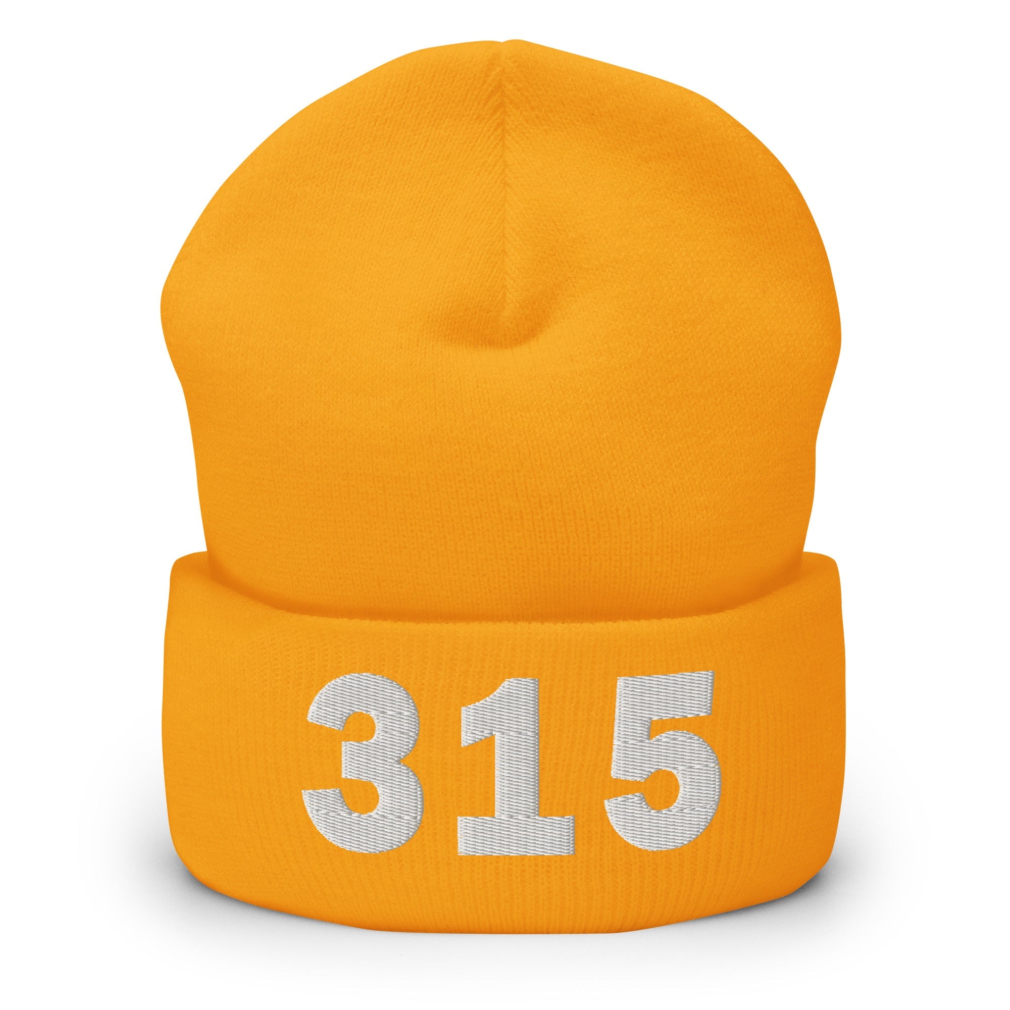315 Area Code Cuffed Beanie
