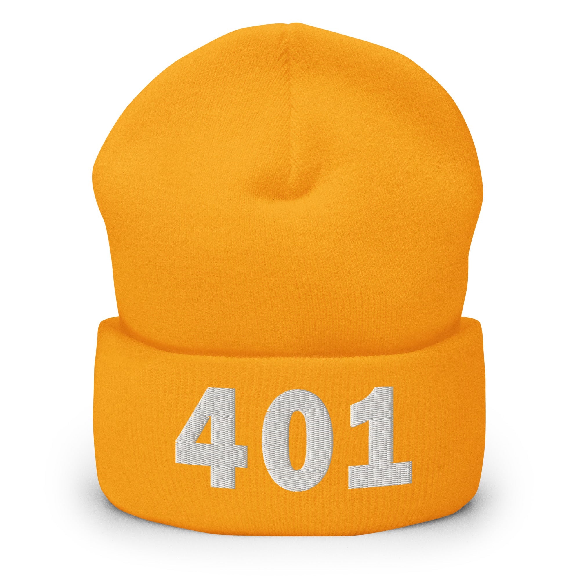 401 Area Code Cuffed Beanie