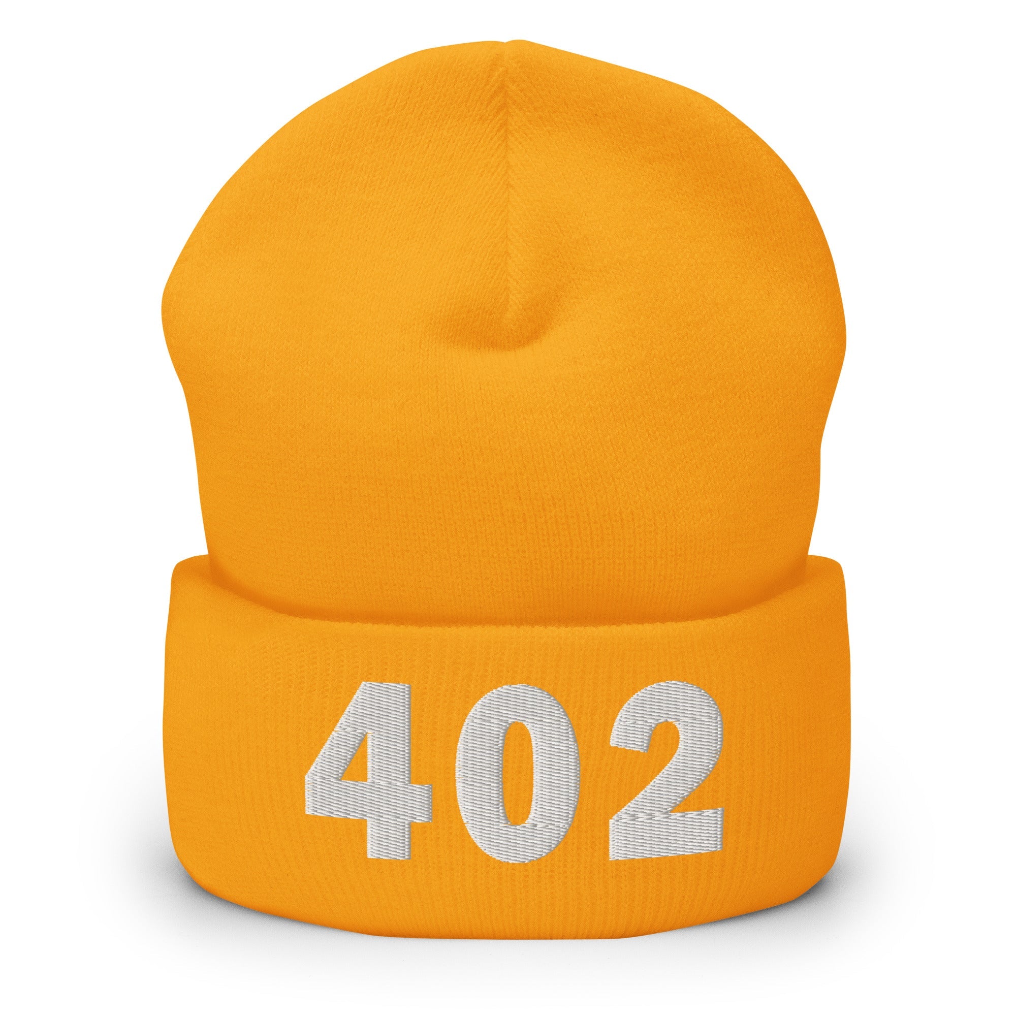 402 Area Code Cuffed Beanie