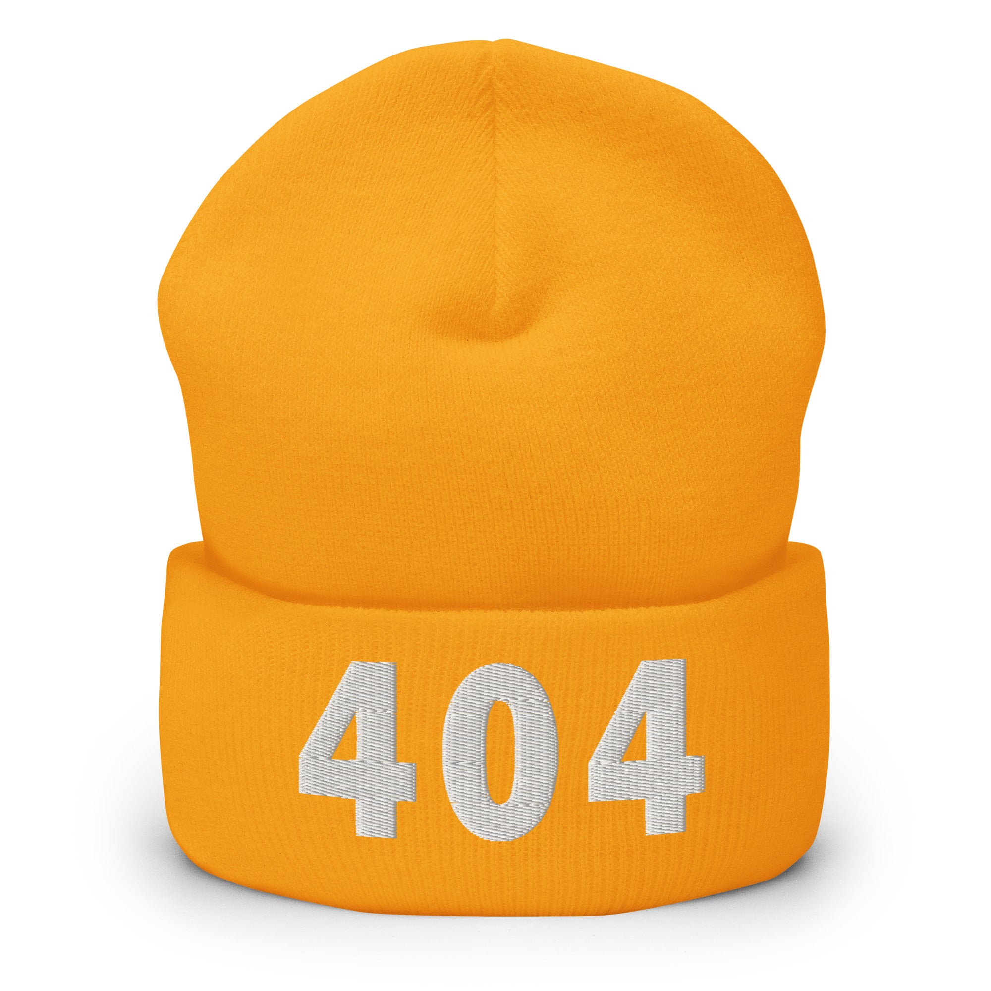 404 Area Code Cuffed Beanie