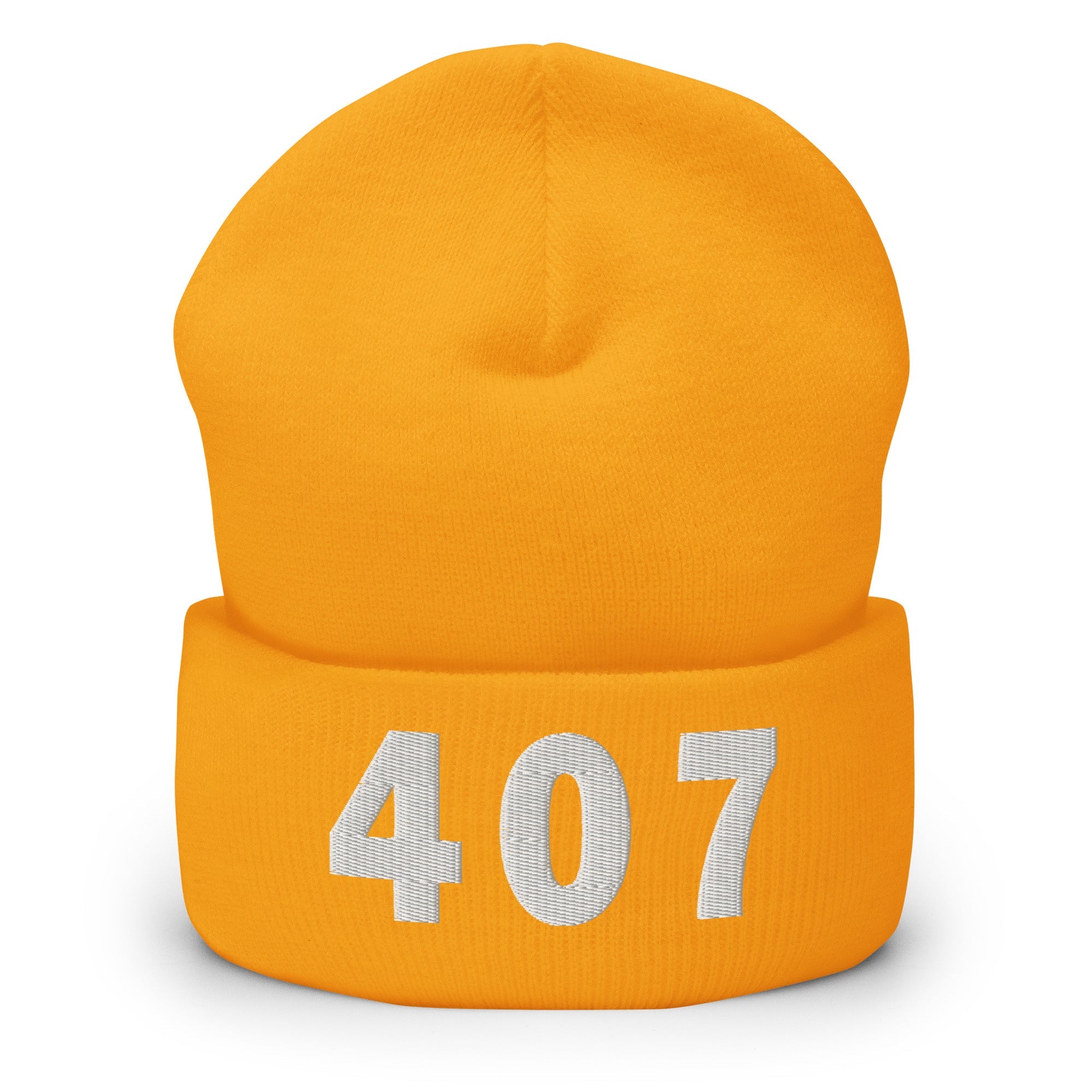 407 Area Code Cuffed Beanie