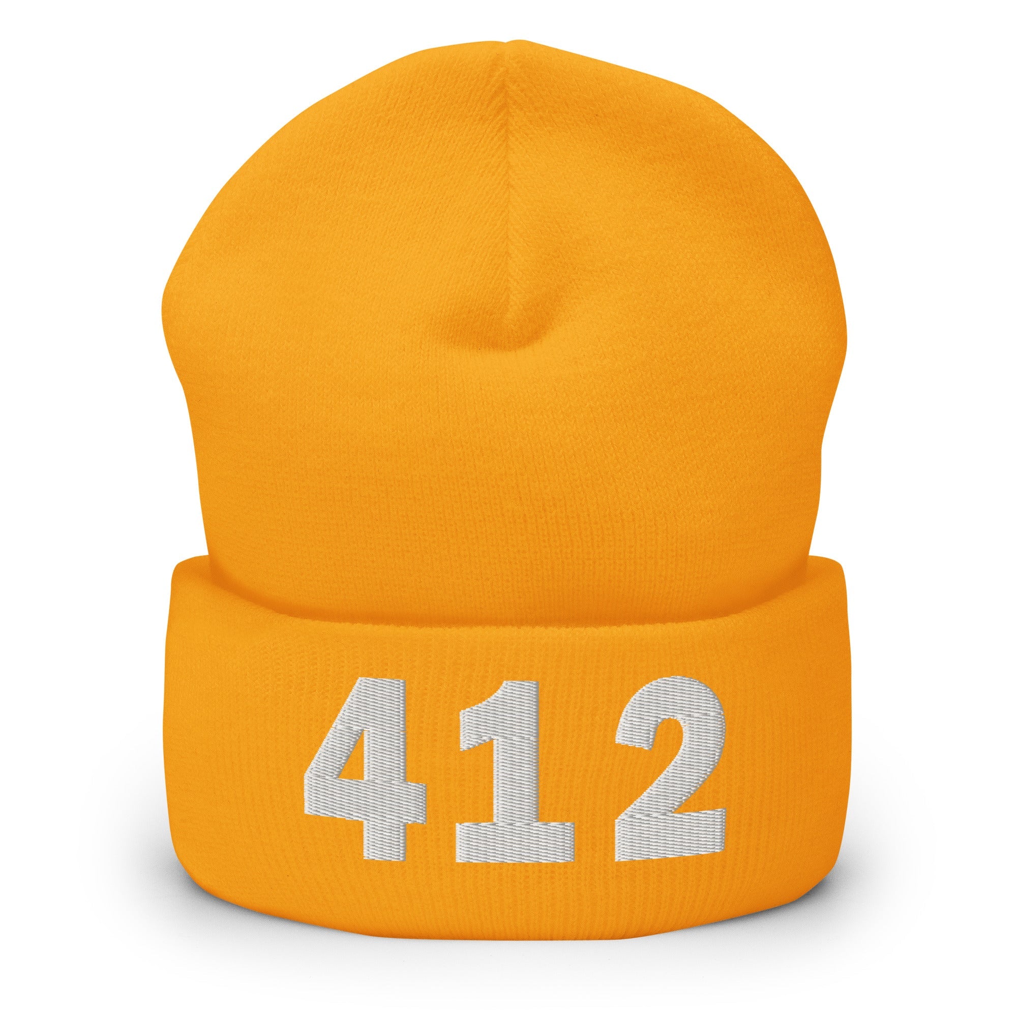 412 Area Code Cuffed Beanie
