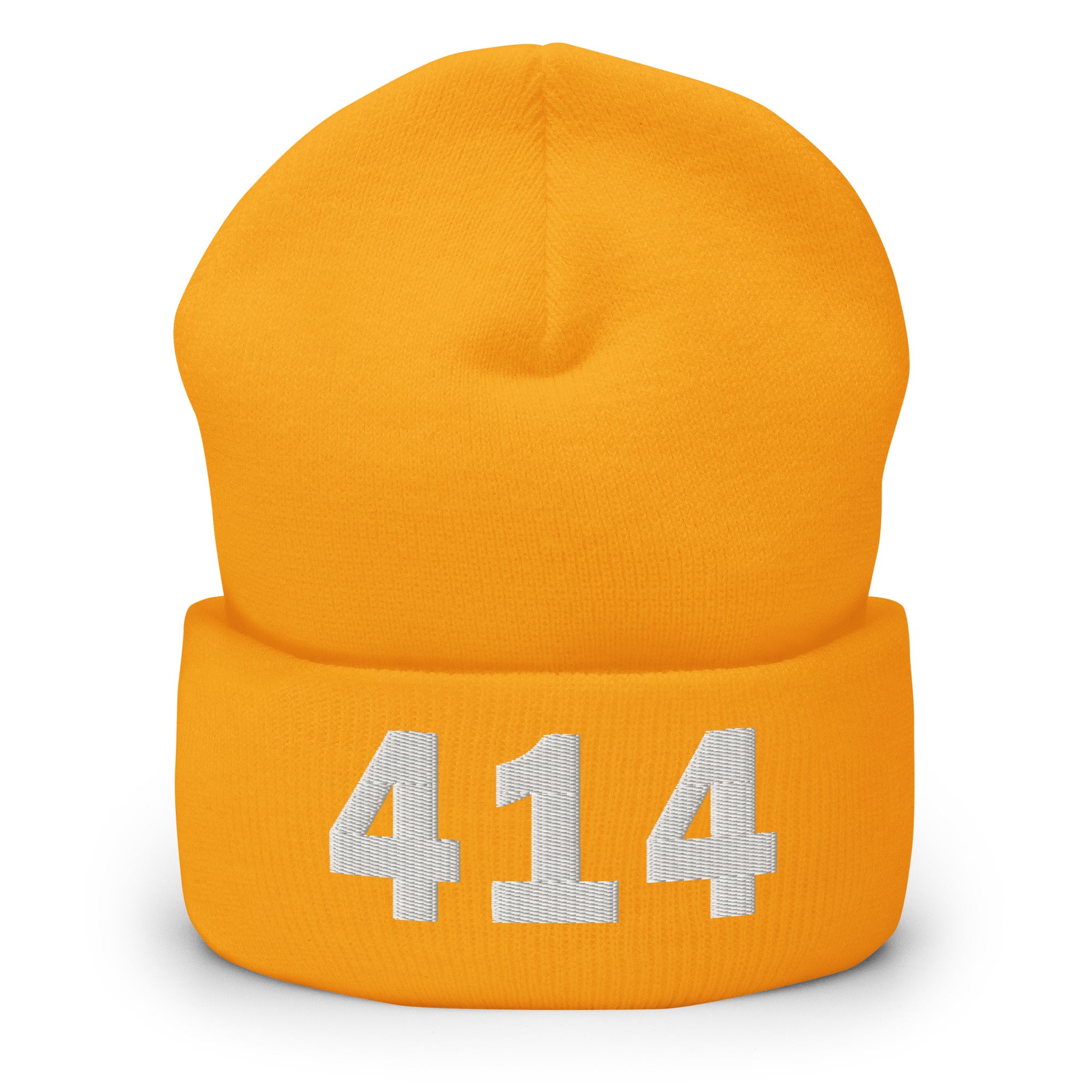 414 Area Code Cuffed Beanie