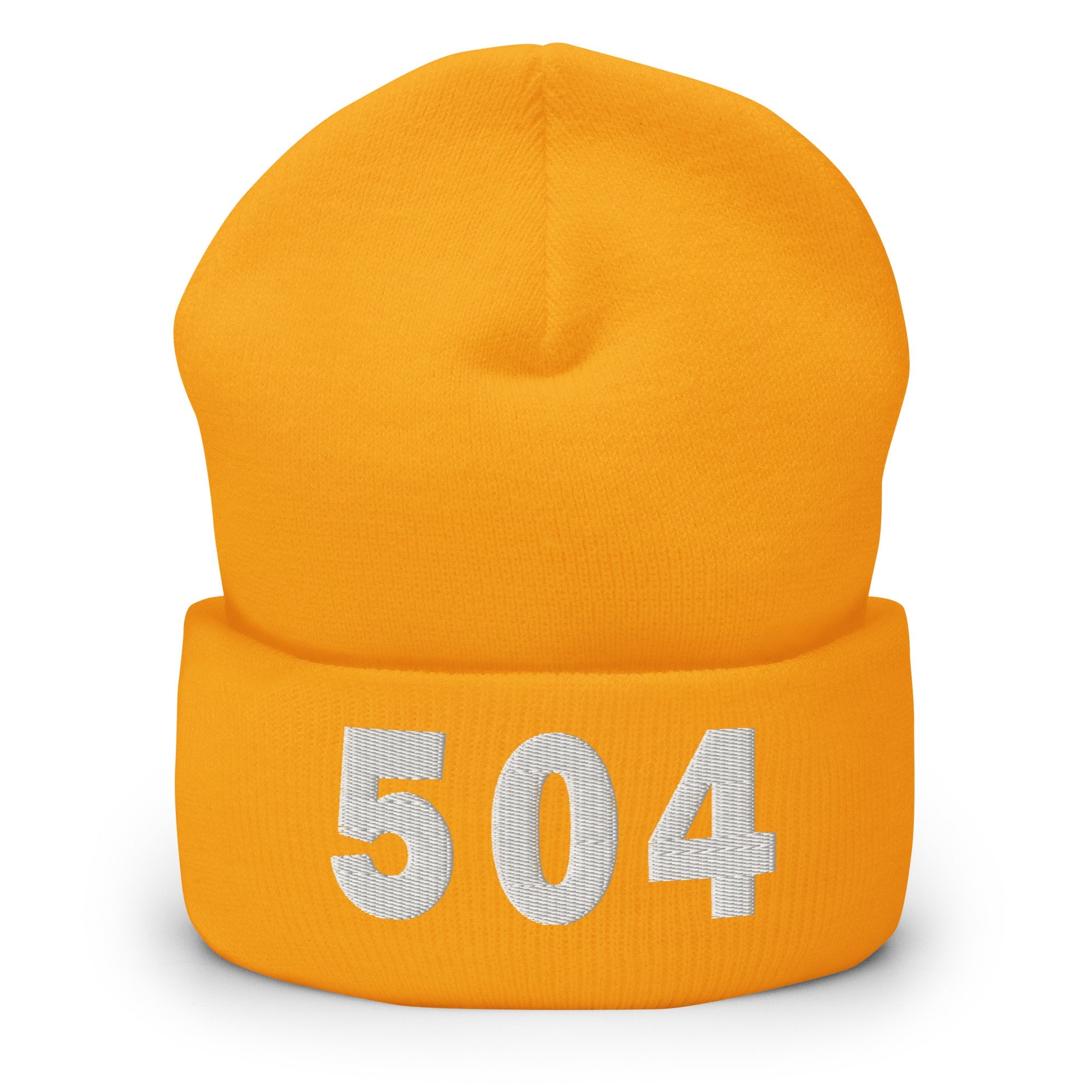 504 Area Code Cuffed Beanie