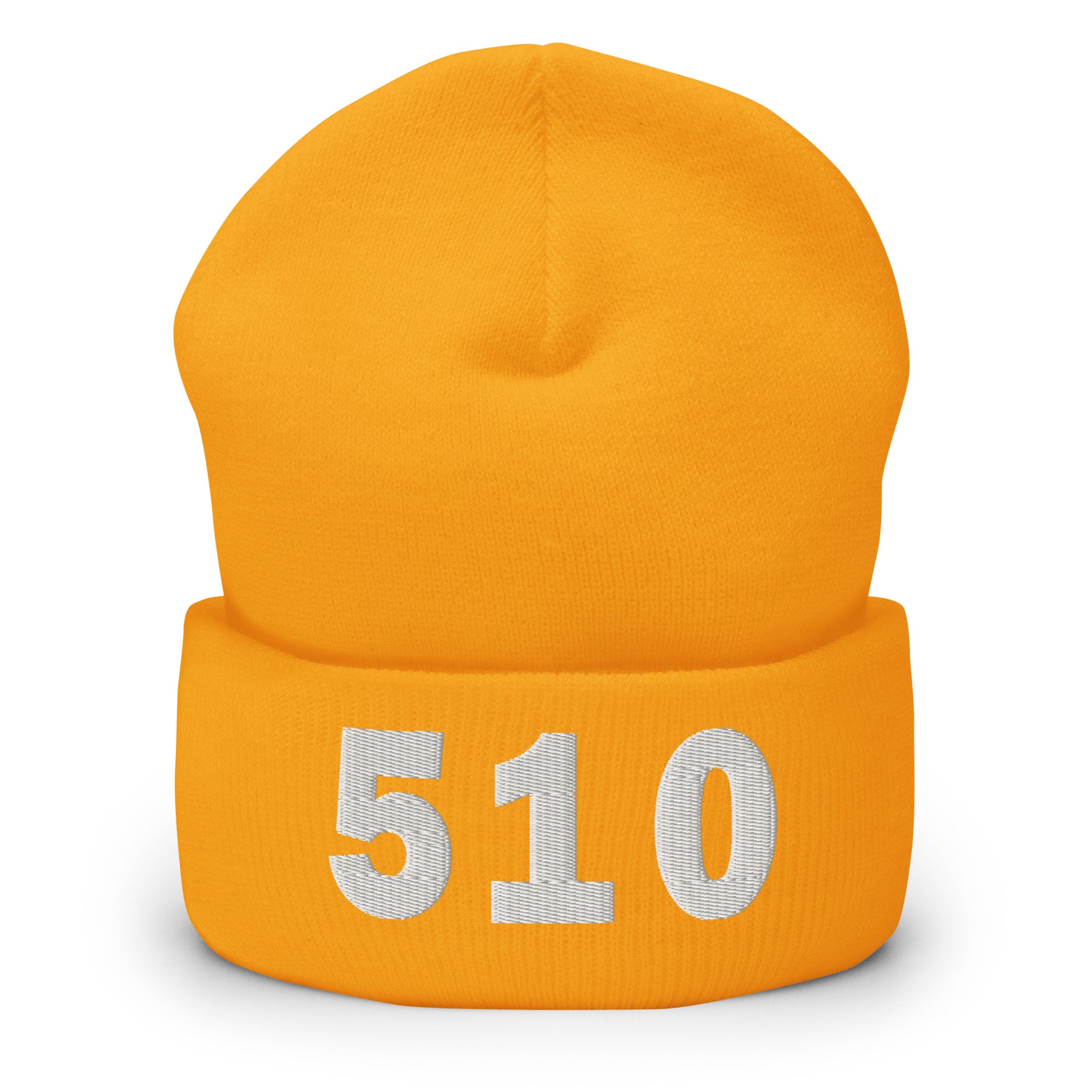 510 Area Code Cuffed Beanie