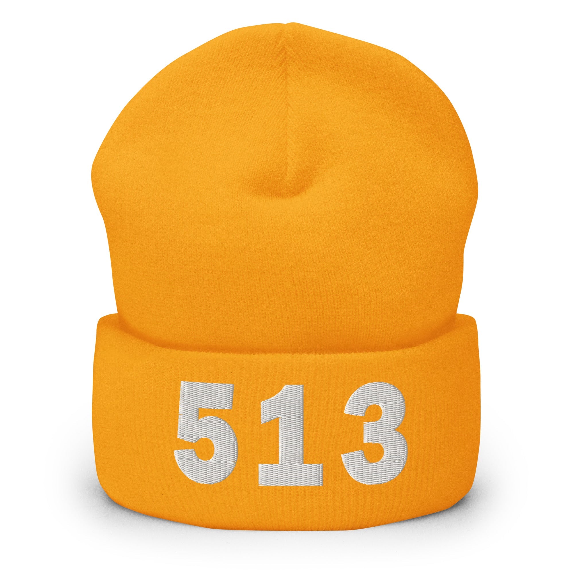 513 Area Code Cuffed Beanie