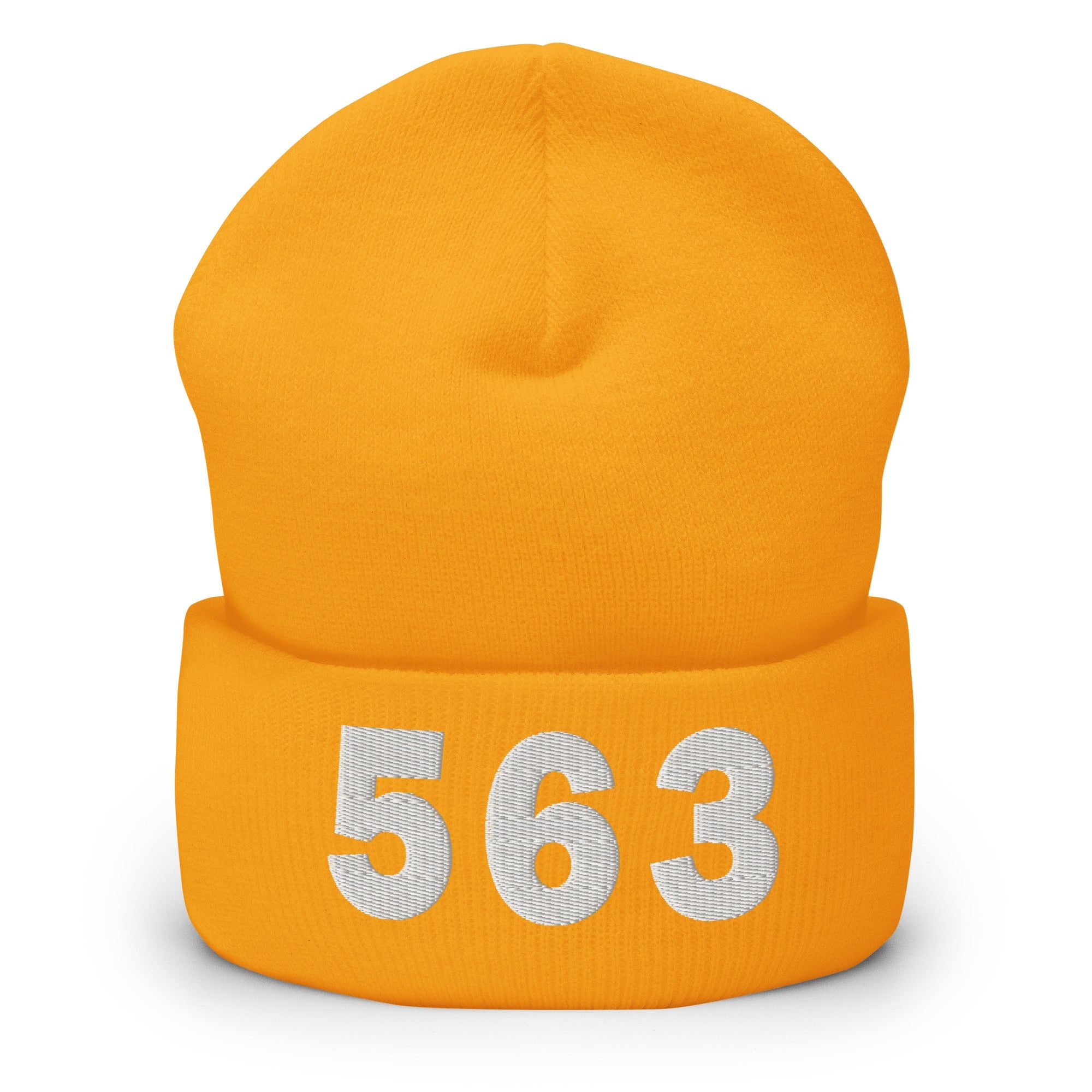 563 Area Code Cuffed Beanie