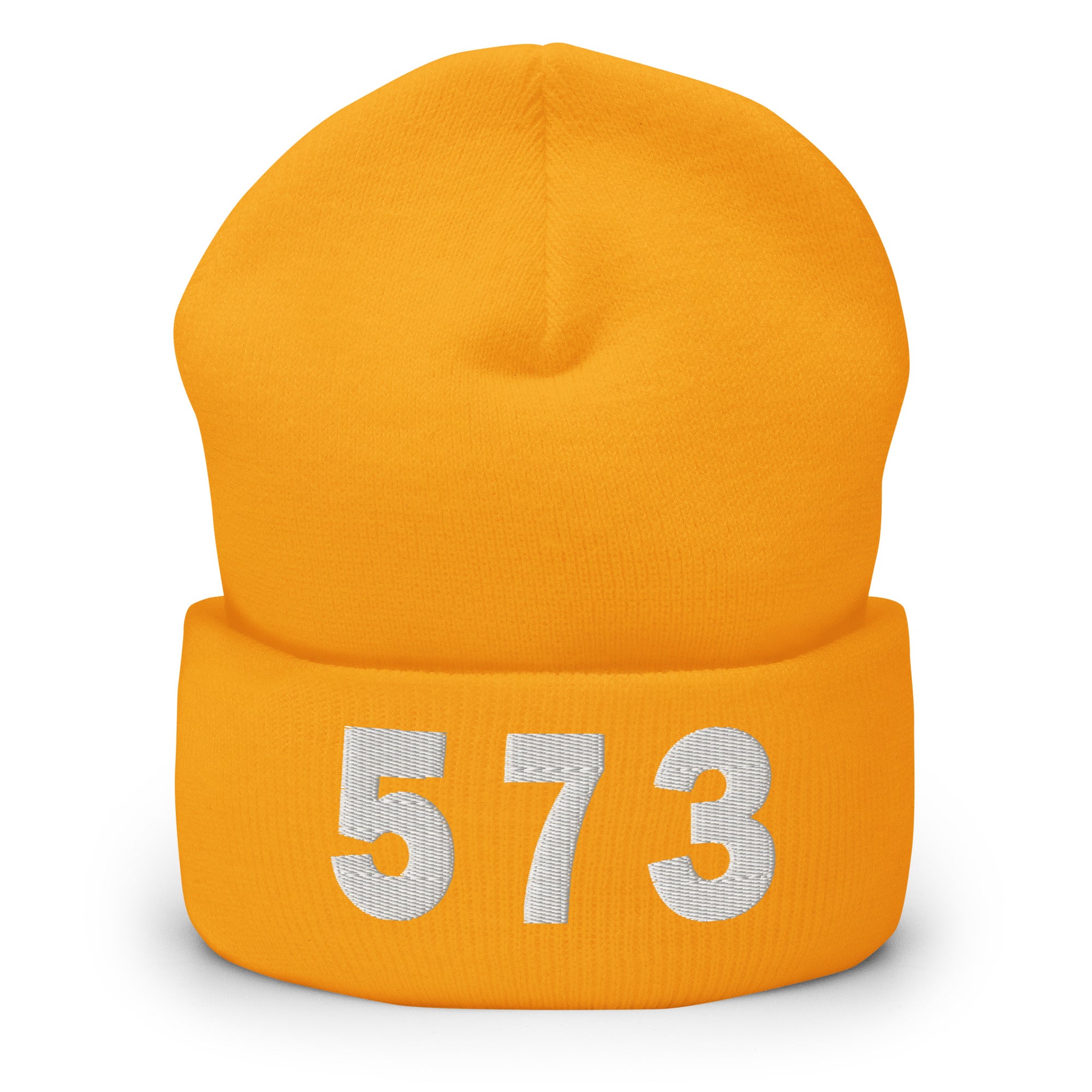 573 Area Code Cuffed Beanie