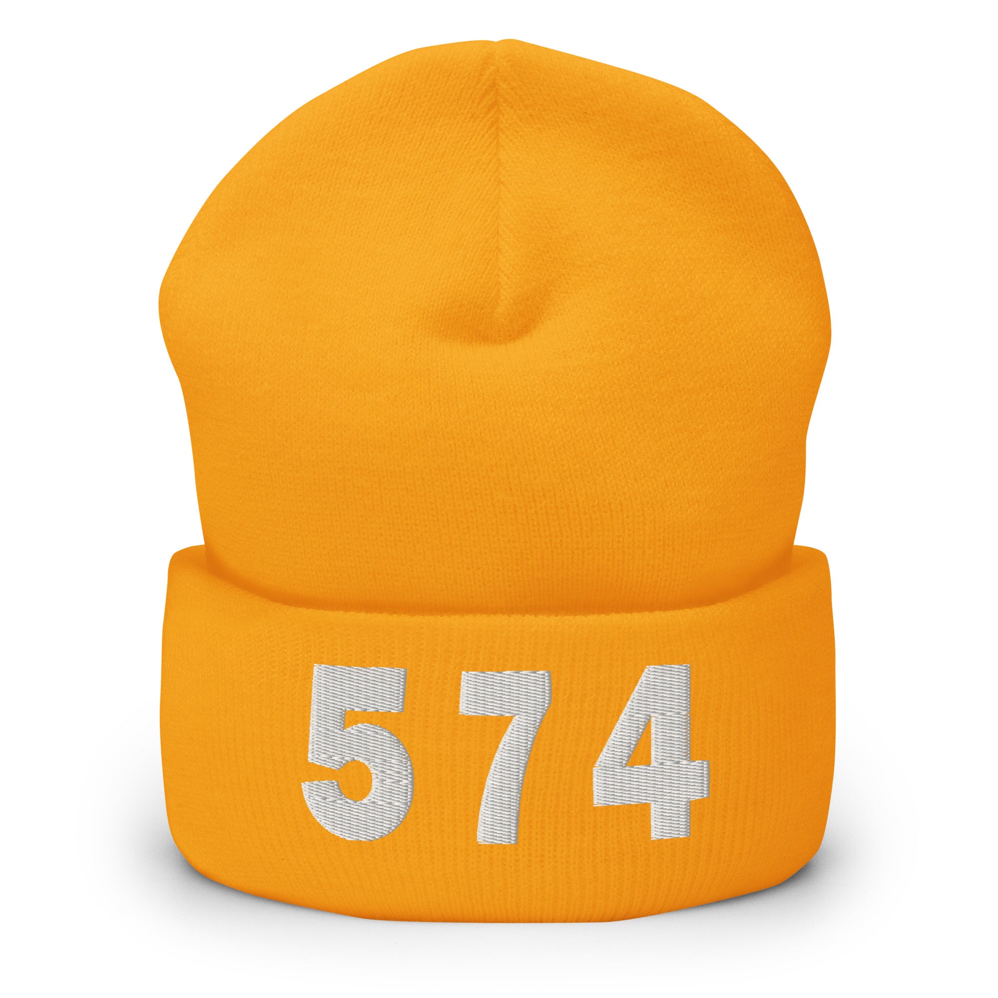 574 Area Code Cuffed Beanie