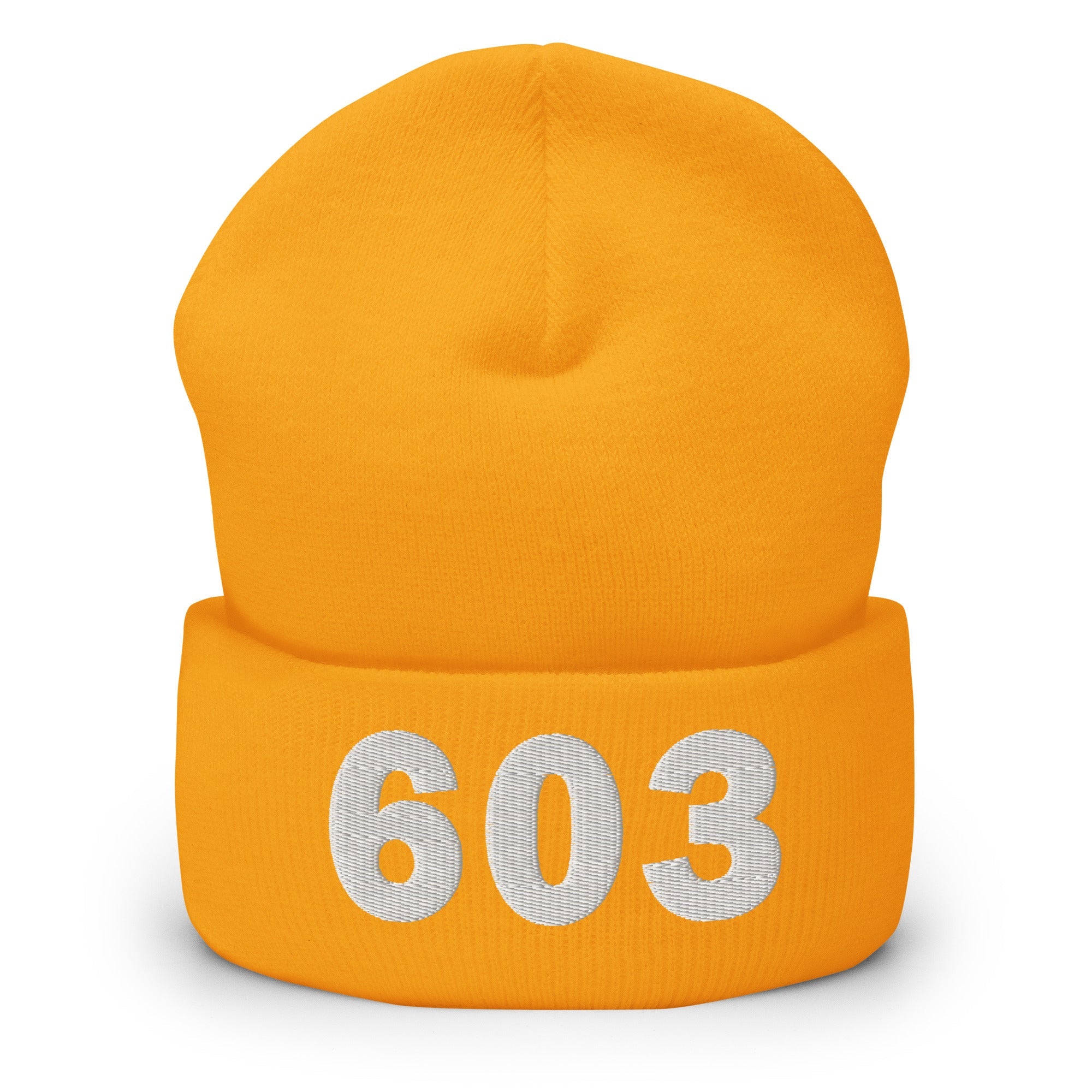 603 Area Code Cuffed Beanie