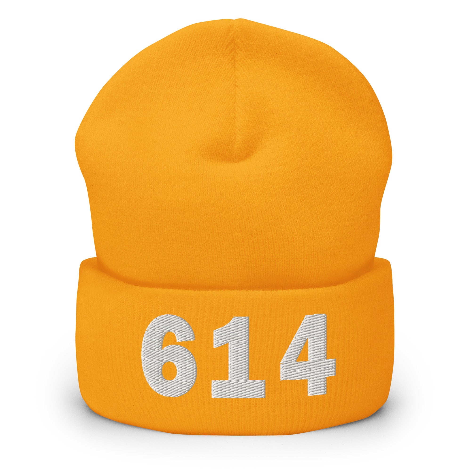 614 Area Code Cuffed Beanie