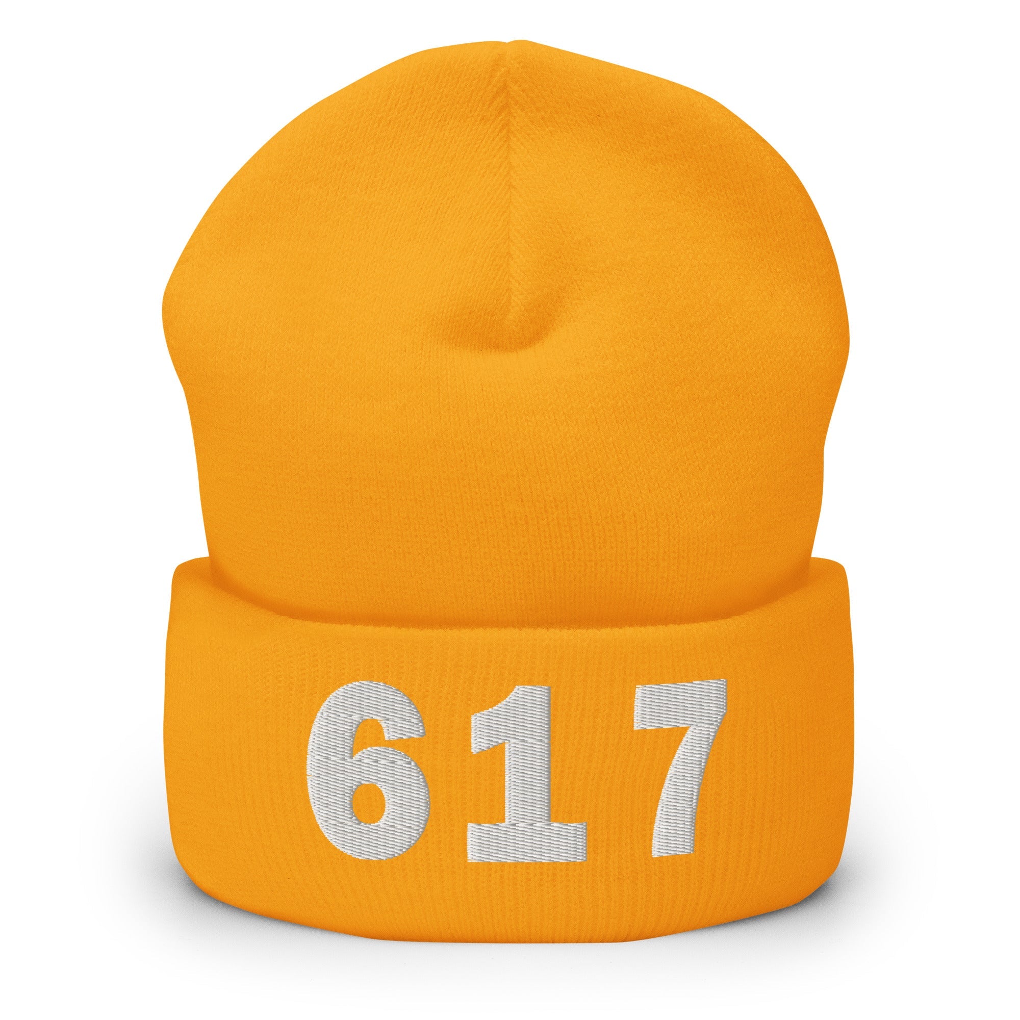 617 Area Code Cuffed Beanie