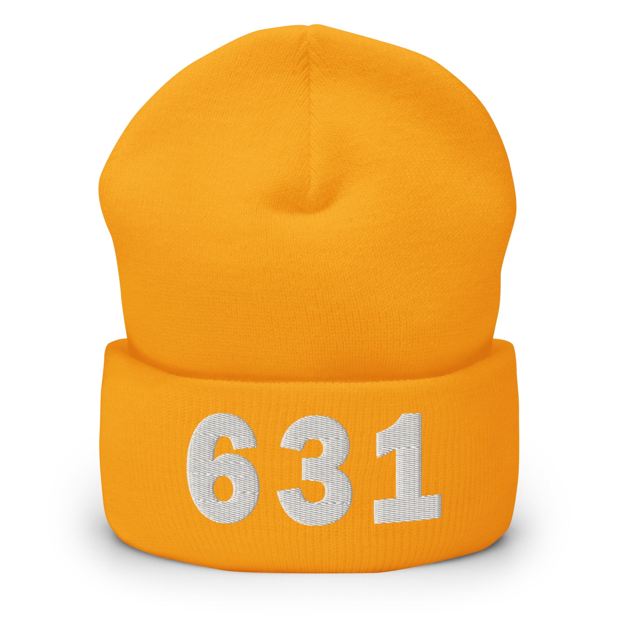 631 Area Code Cuffed Beanie