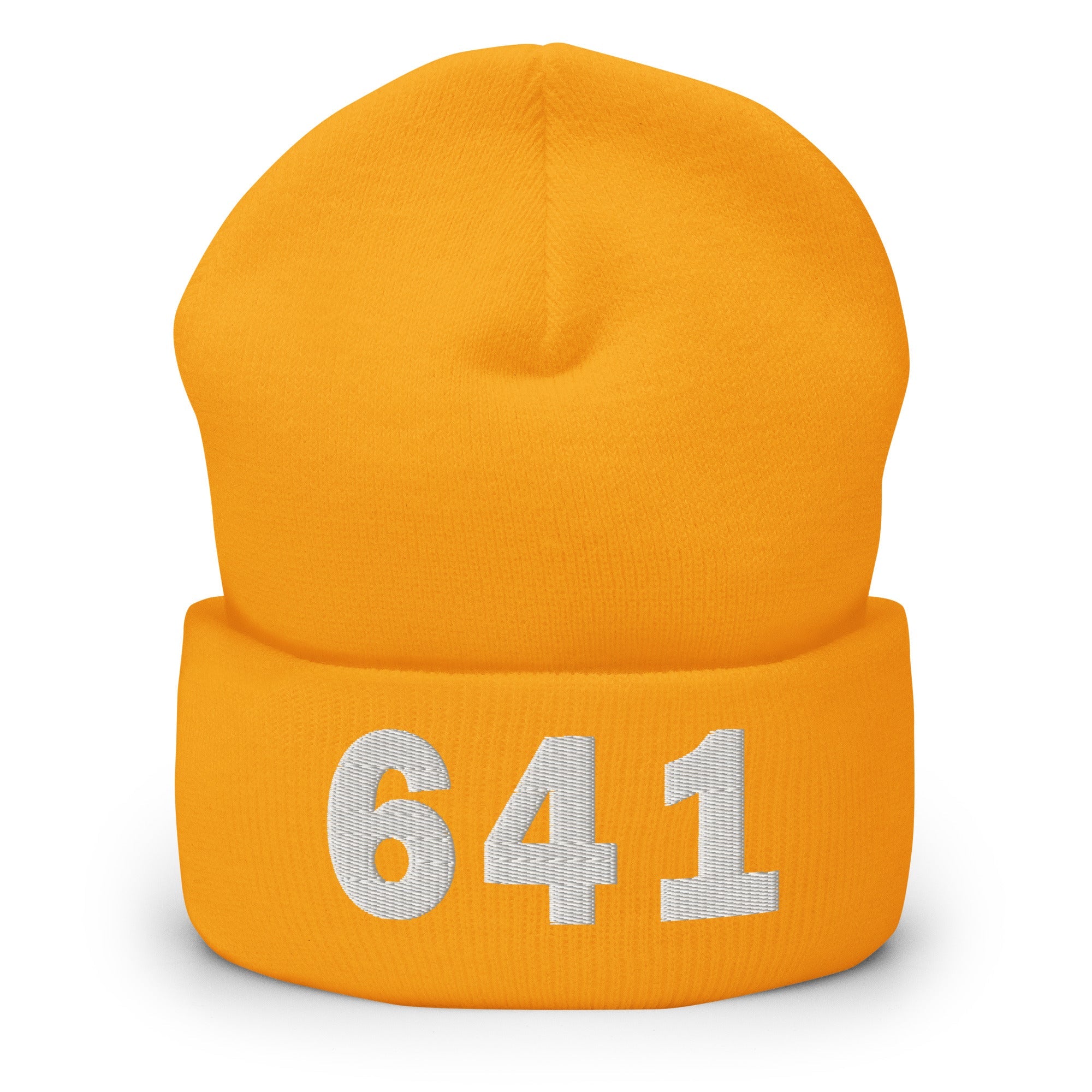 641 Area Code Cuffed Beanie