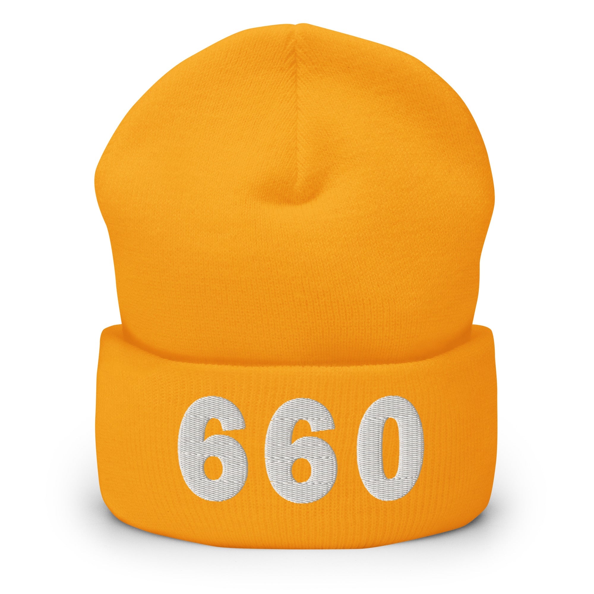 660 Area Code Cuffed Beanie
