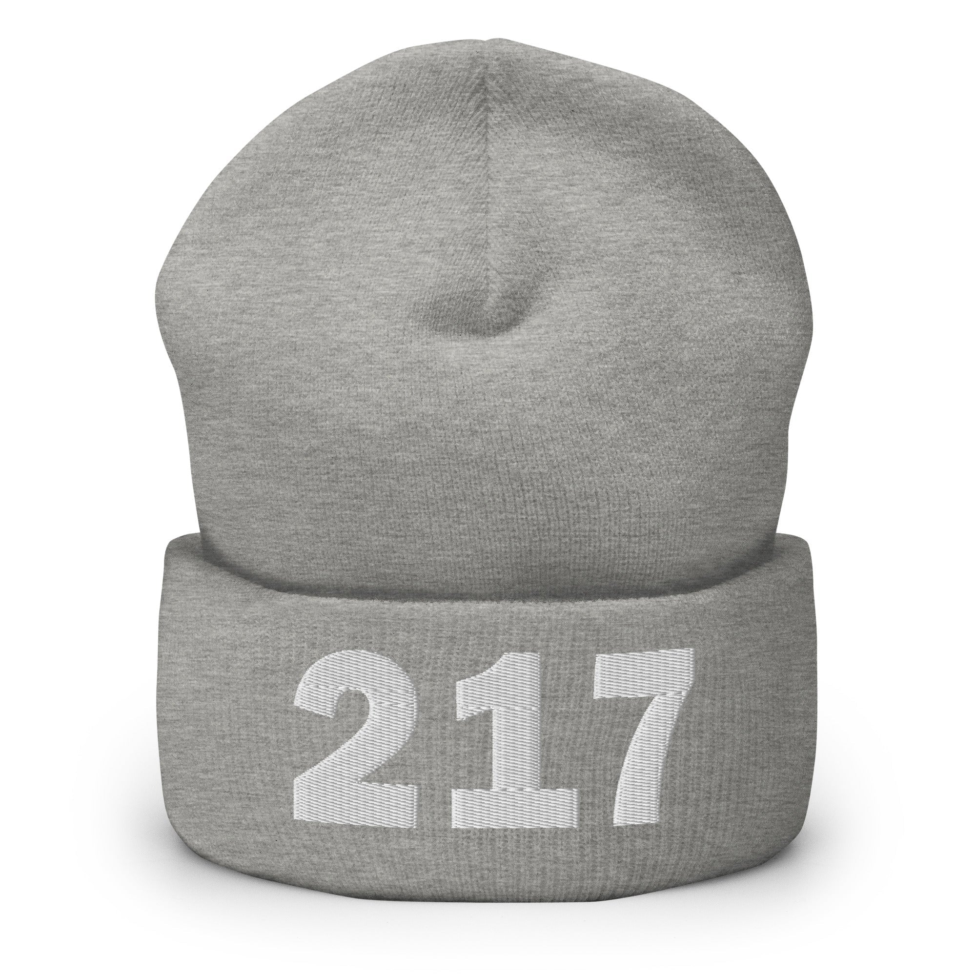 217 Area Code Cuffed Beanie