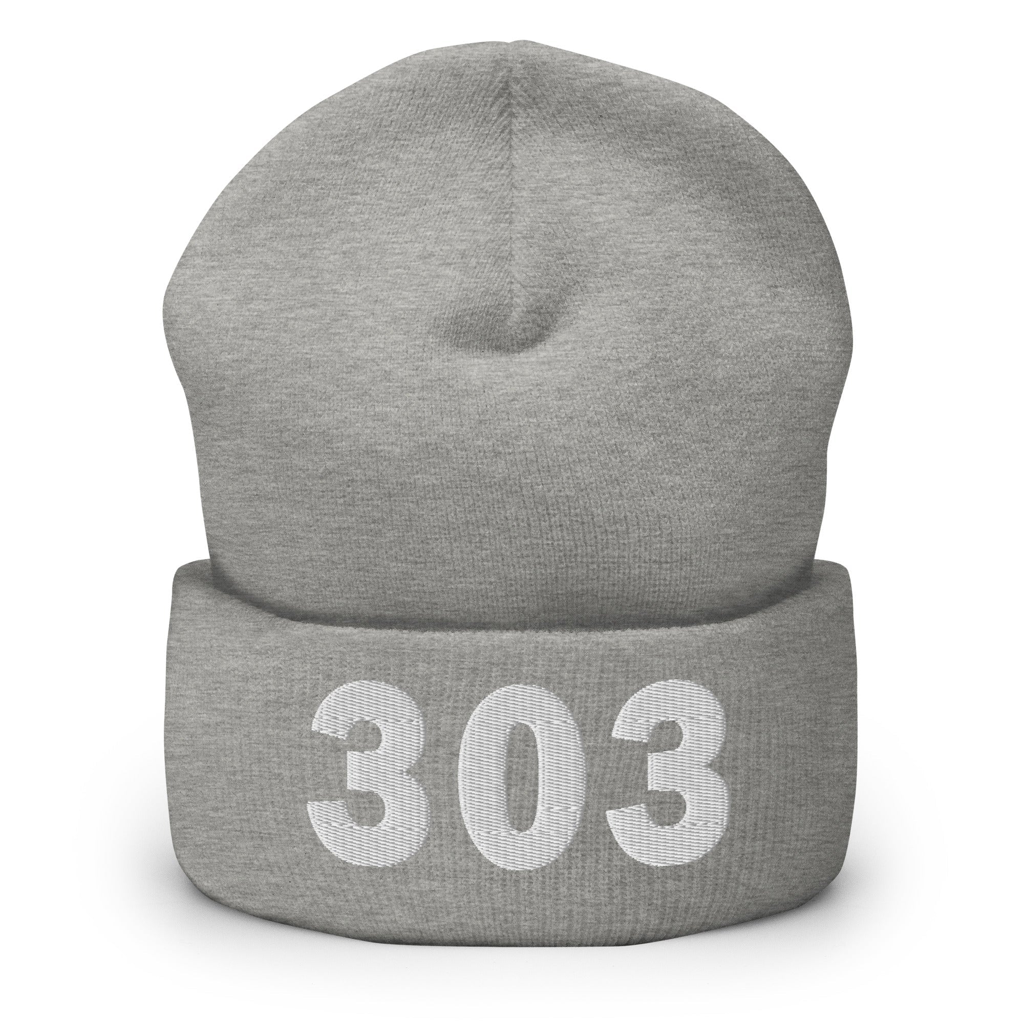 303 Area Code Cuffed Beanie