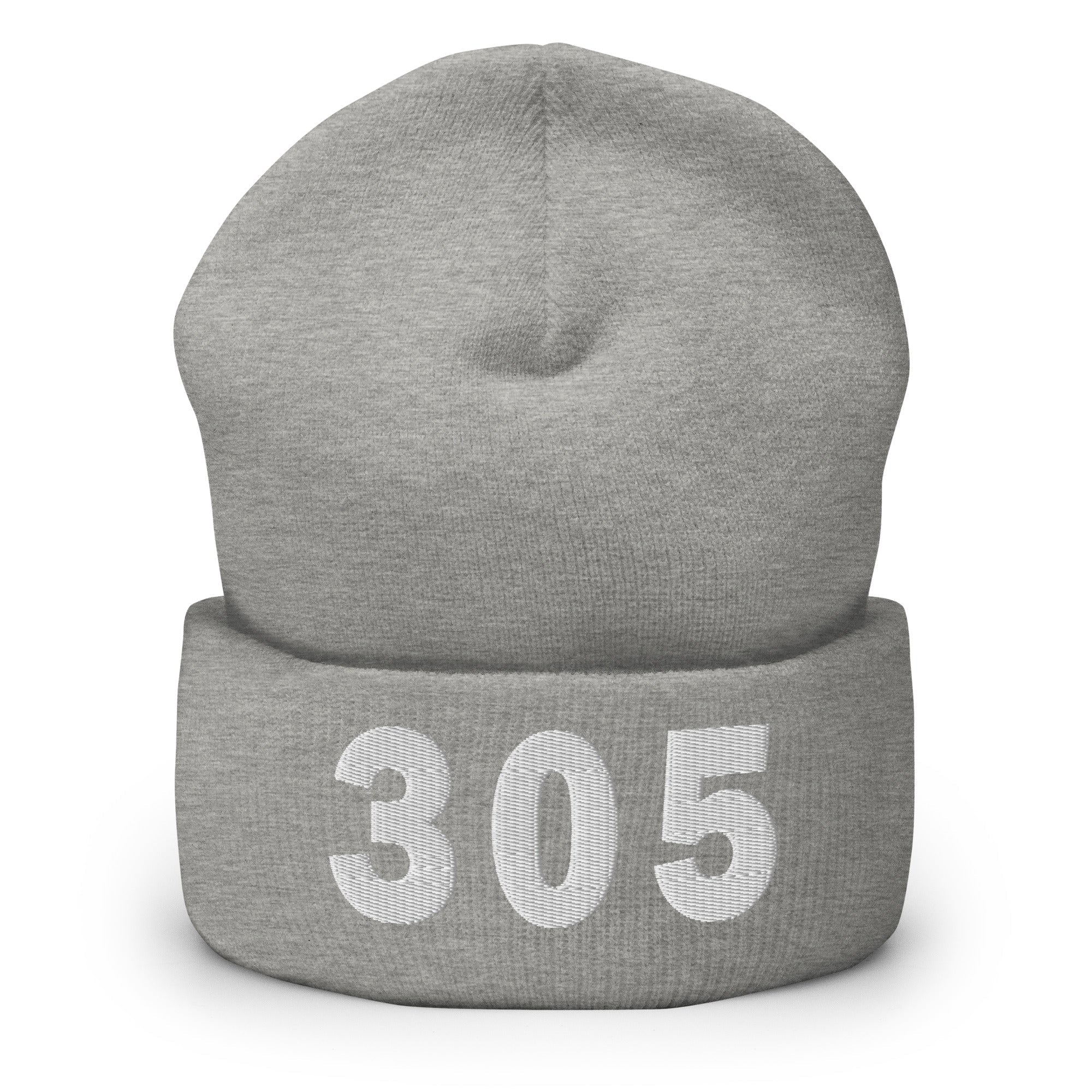 305 Area Code Cuffed Beanie