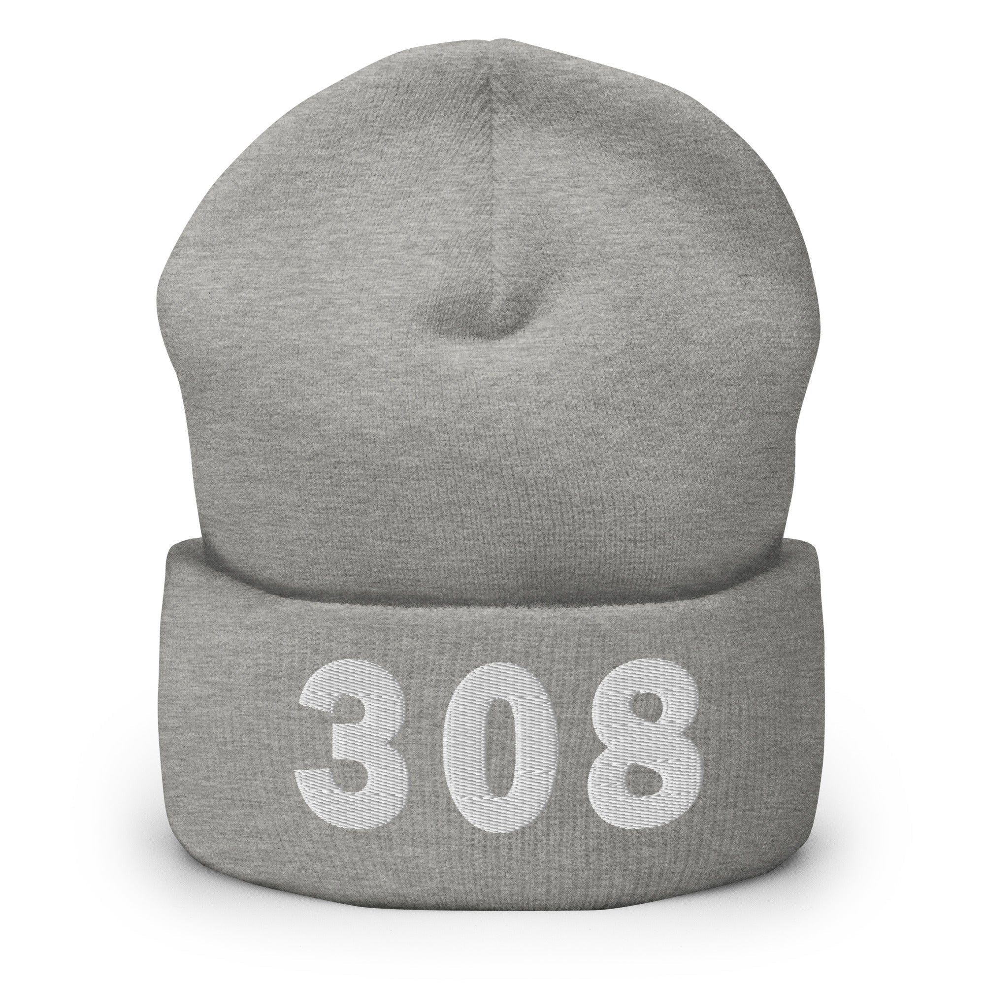 308 Area Code Cuffed Beanie