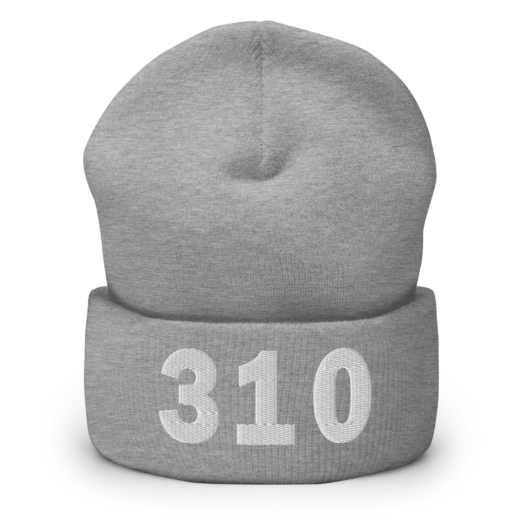 310 Area Code Cuffed Beanie