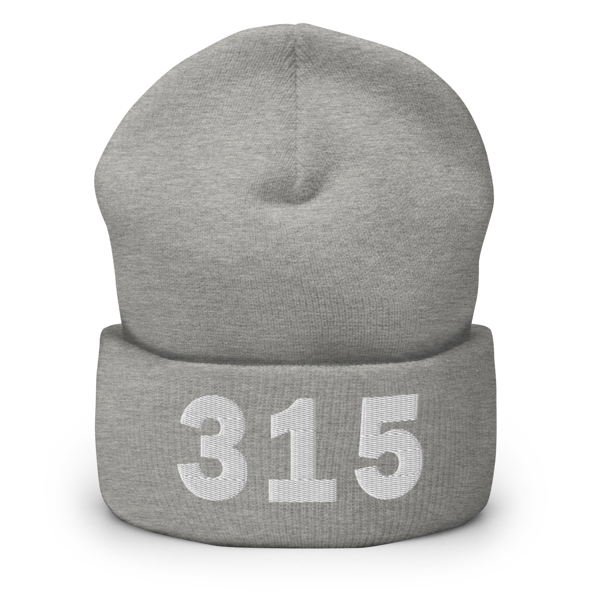 315 Area Code Cuffed Beanie