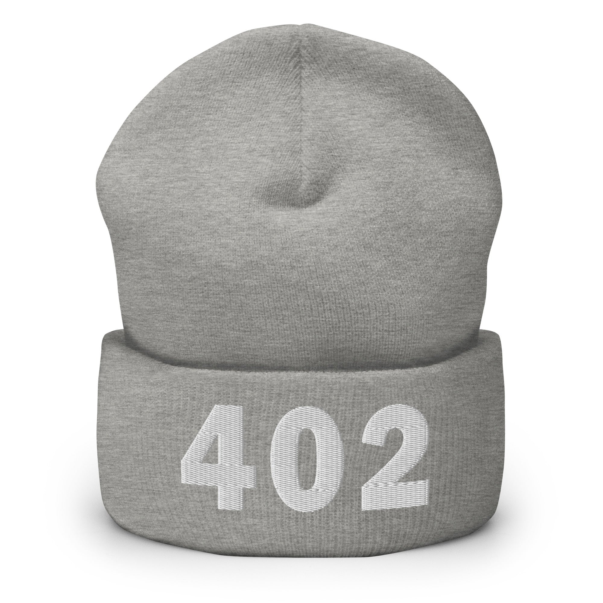 402 Area Code Cuffed Beanie