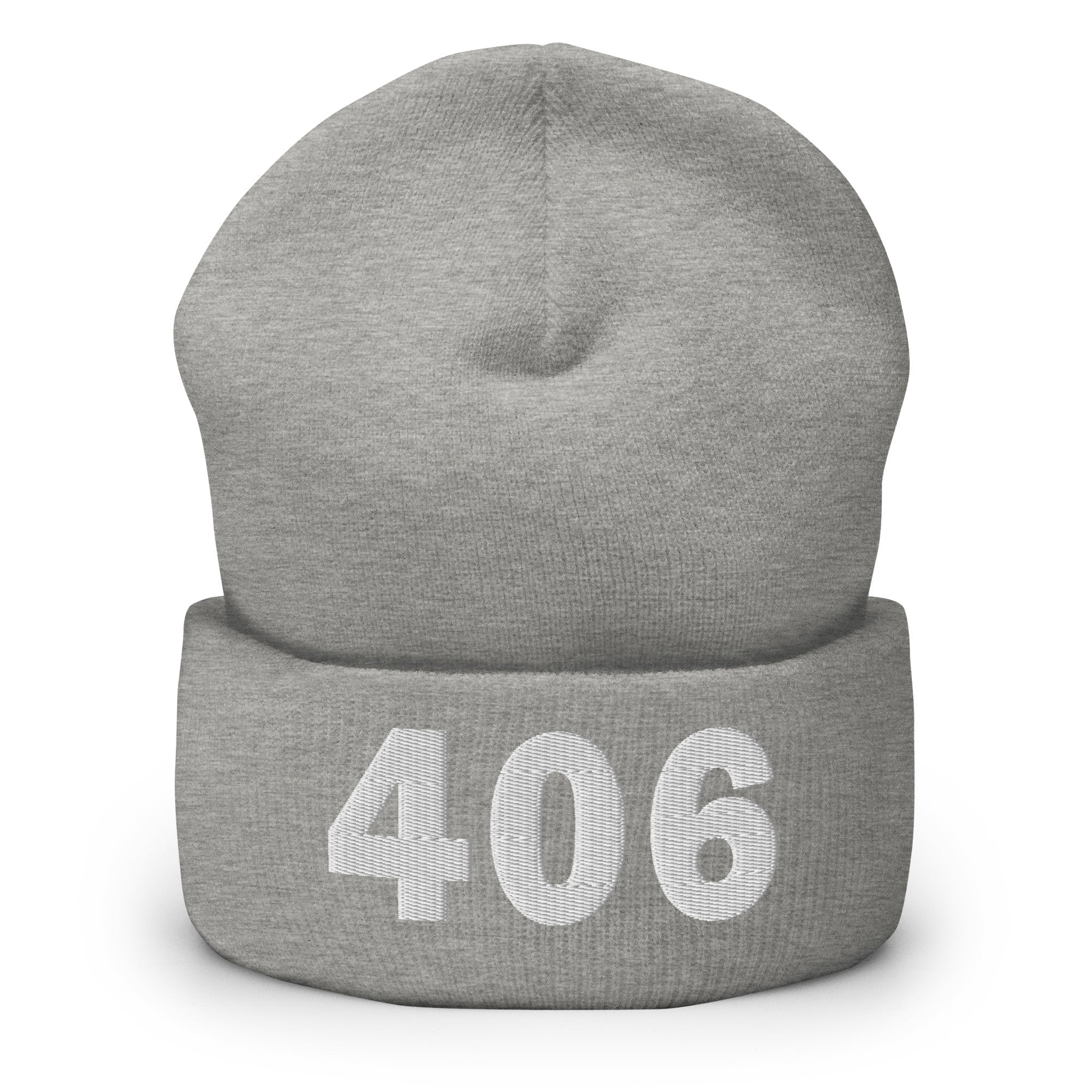 406 Area Code Cuffed Beanie