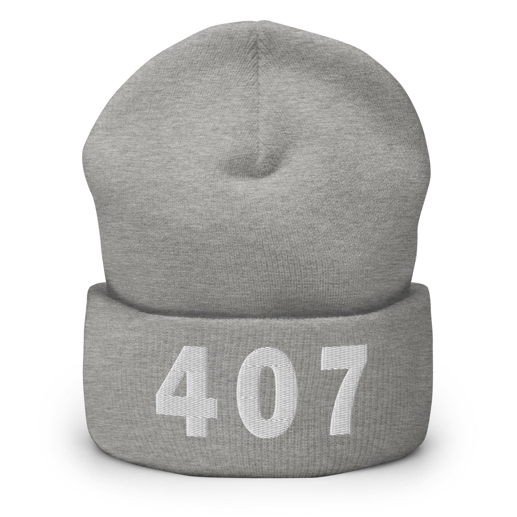 407 Area Code Cuffed Beanie