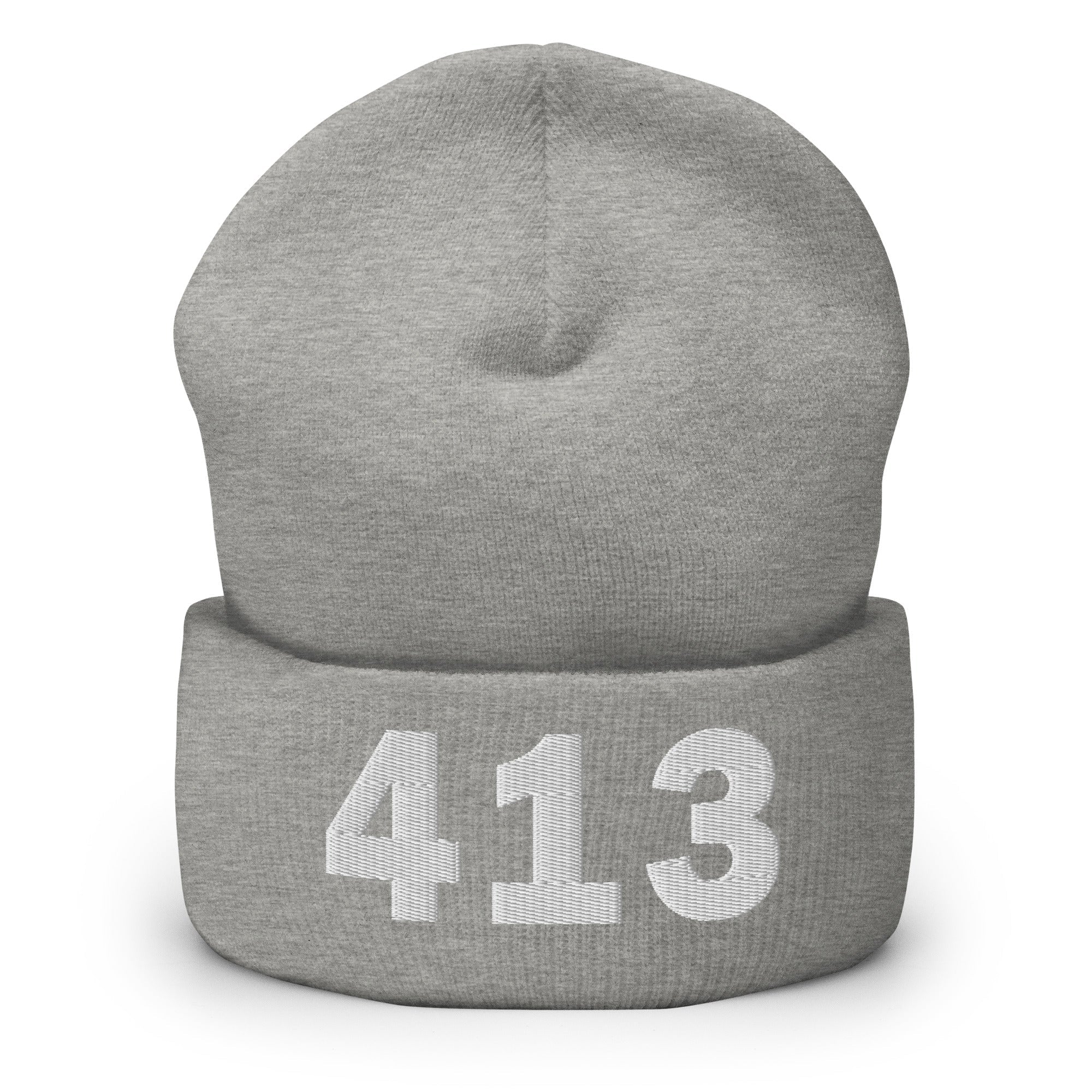 413 Area Code Cuffed Beanie