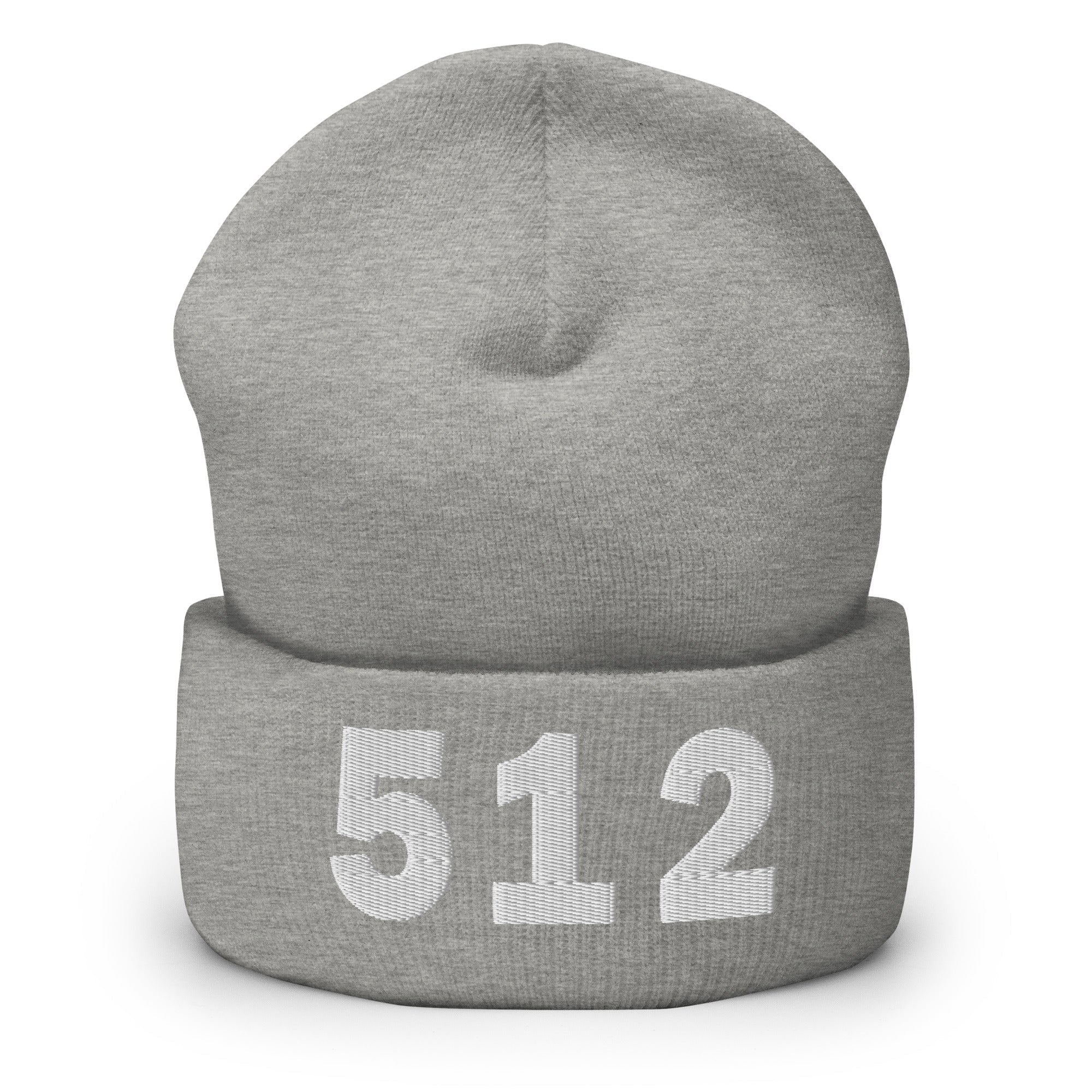 512 Area Code Cuffed Beanie