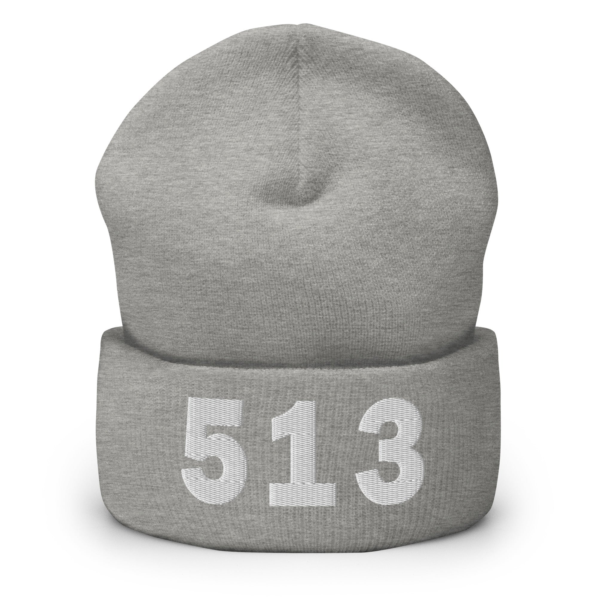 513 Area Code Cuffed Beanie