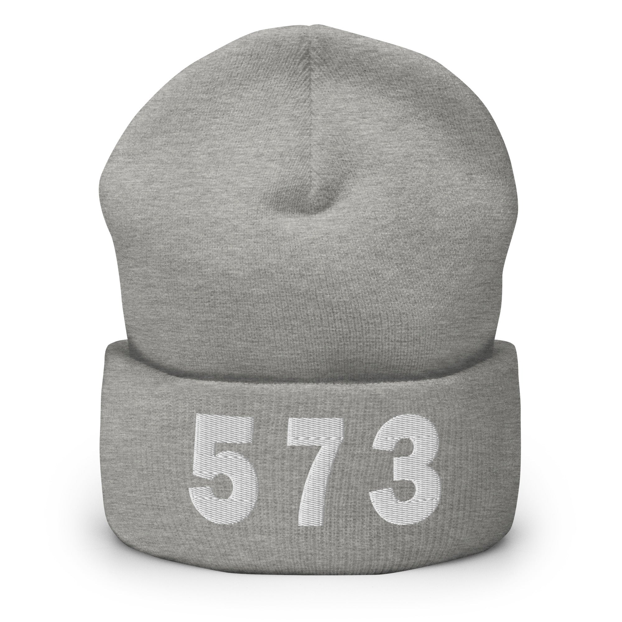 573 Area Code Cuffed Beanie
