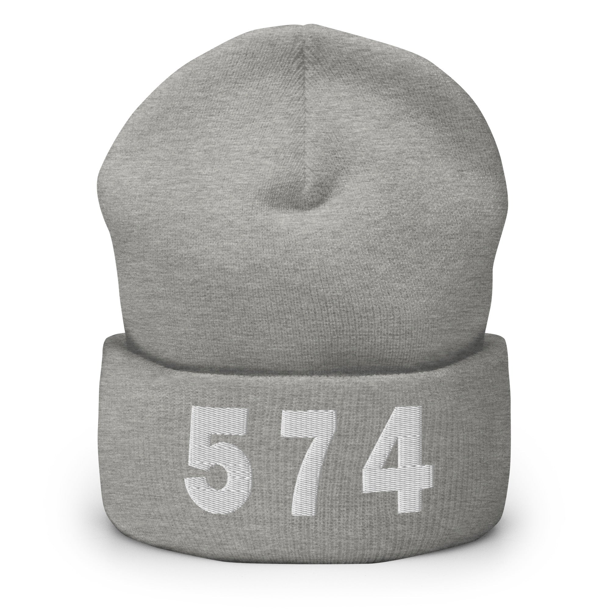 574 Area Code Cuffed Beanie