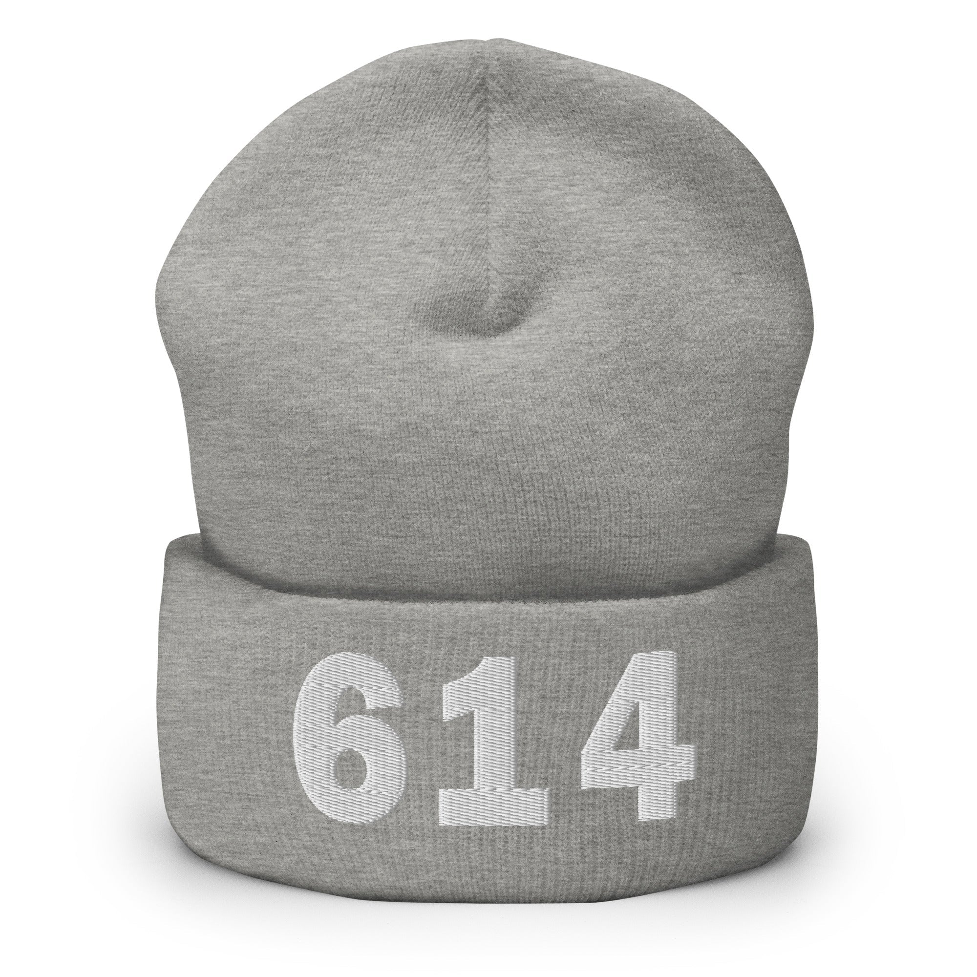 614 Area Code Cuffed Beanie