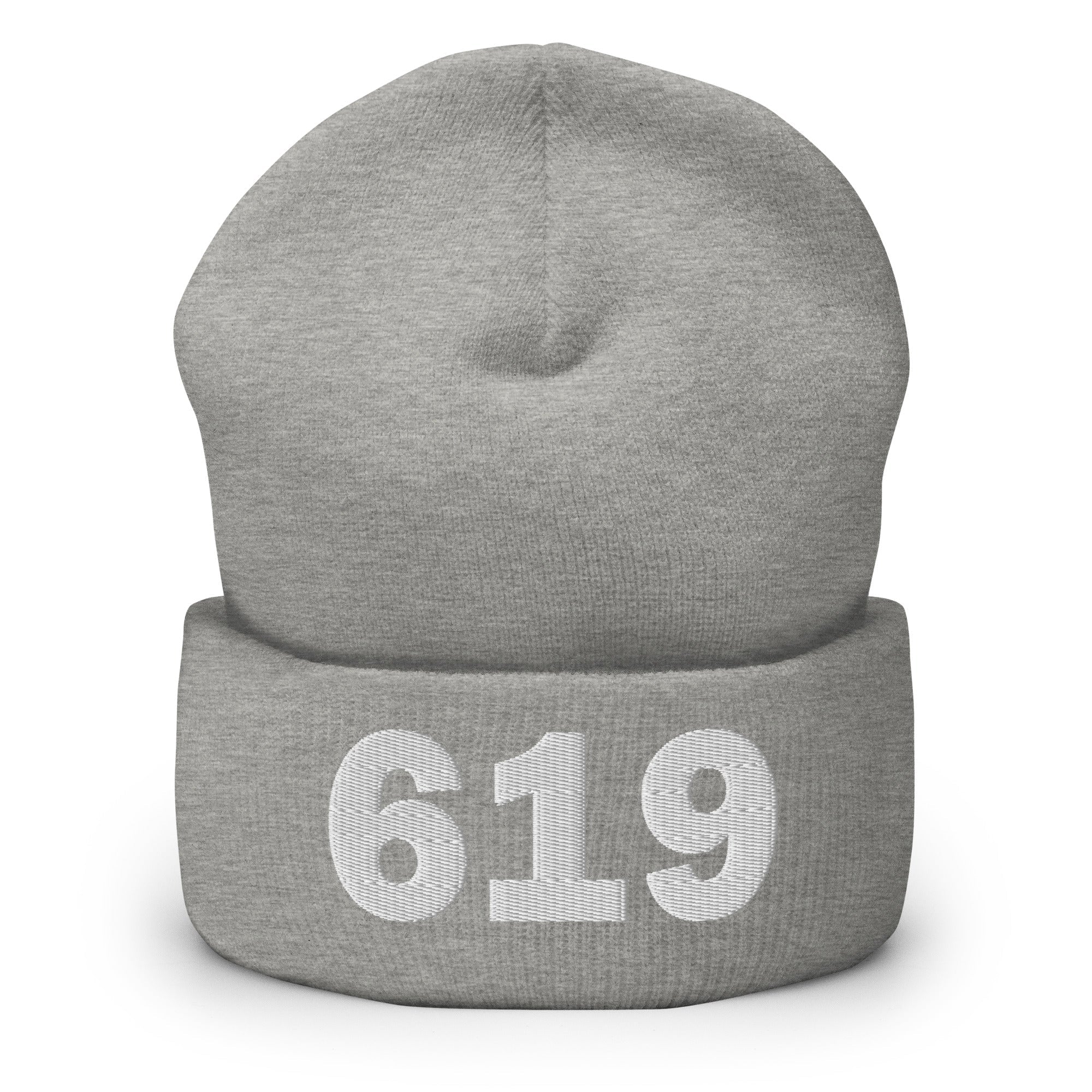 619 Area Code Cuffed Beanie