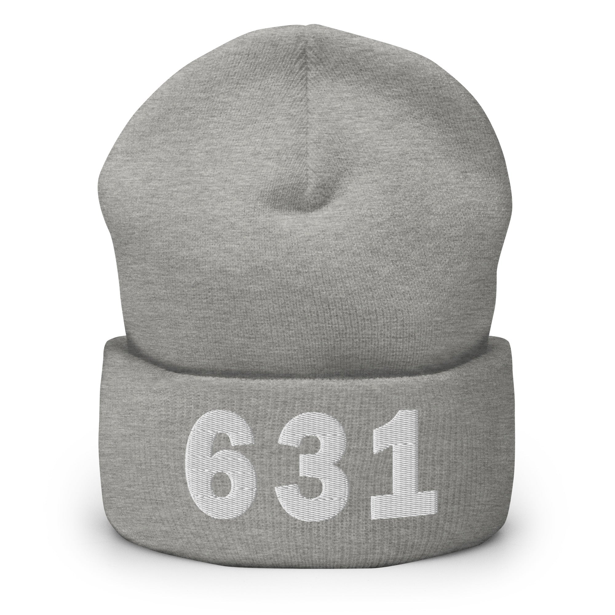 631 Area Code Cuffed Beanie