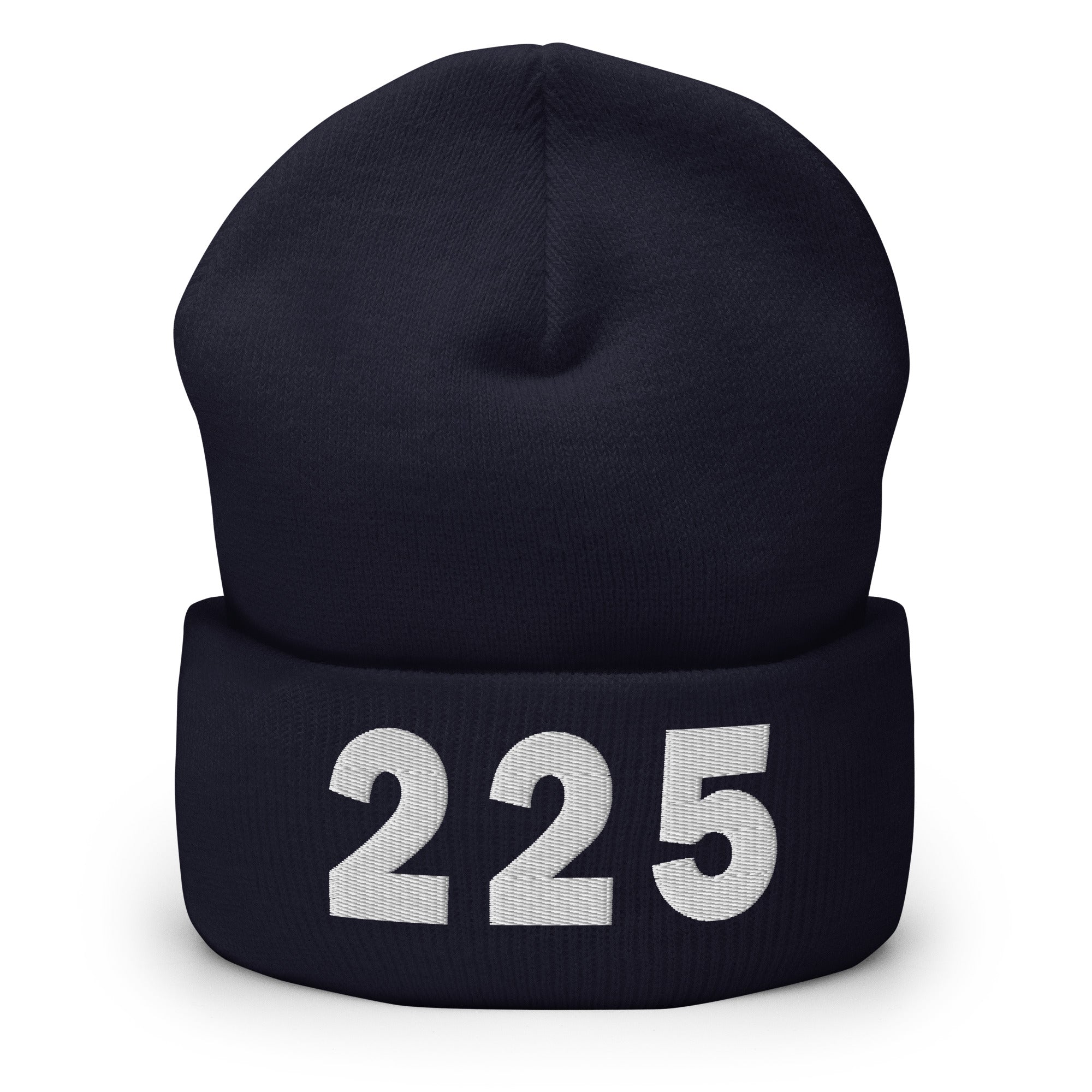 225 Area Code Cuffed Beanie